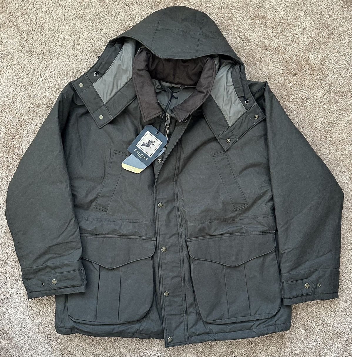 image of Filson Ranger Insulated Field Jacket $695 in Brown, Men's (Size 2XL)