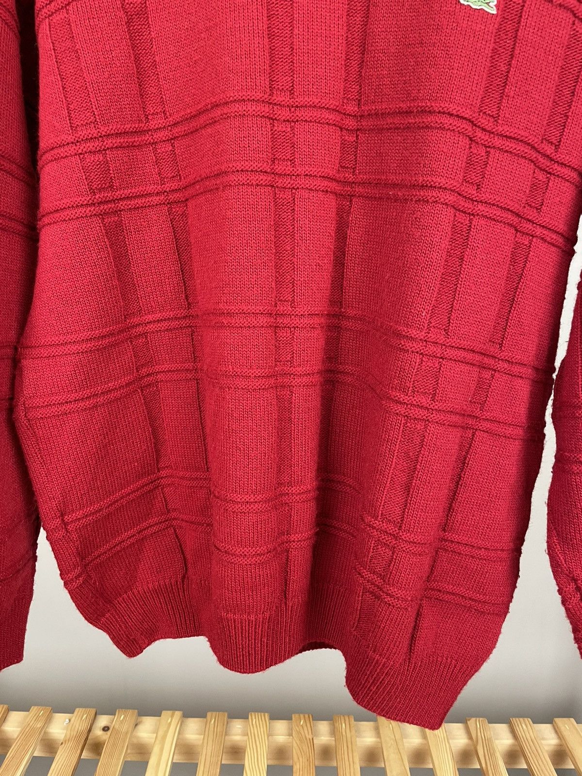 Designer × Lacoste × Vintage Lacoste vintage wool sweater crewneck 90’s y2k Size US L / EU 52-54 / 3 - 4 Thumbnail