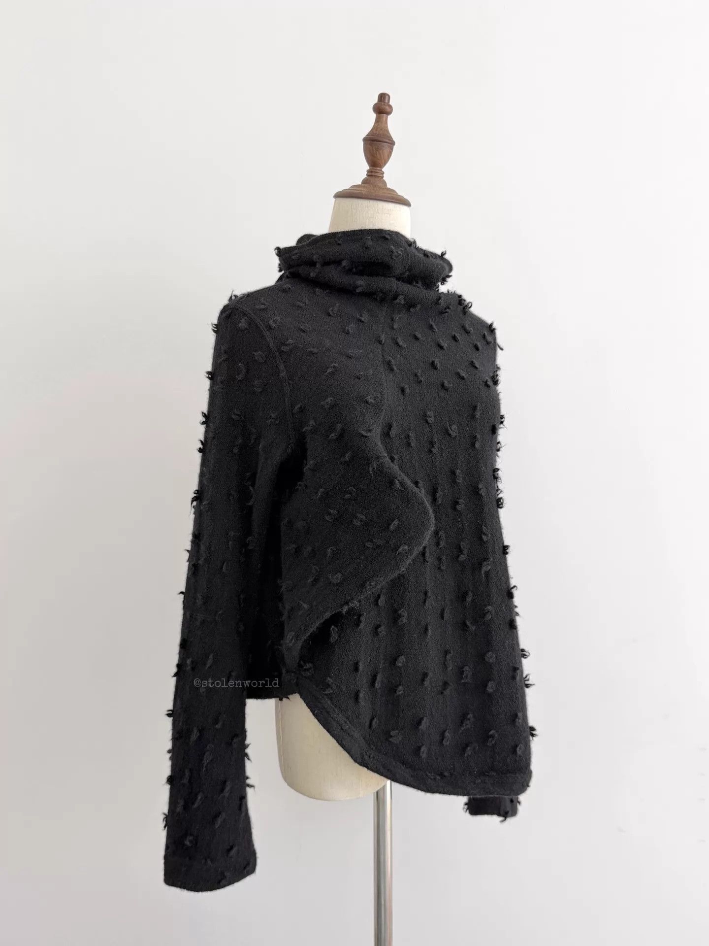 Comme des Garcons Comme des Garçons 2004 AW Wool Angora Decon Turtleneck Size ONE SIZE - 3 Thumbnail