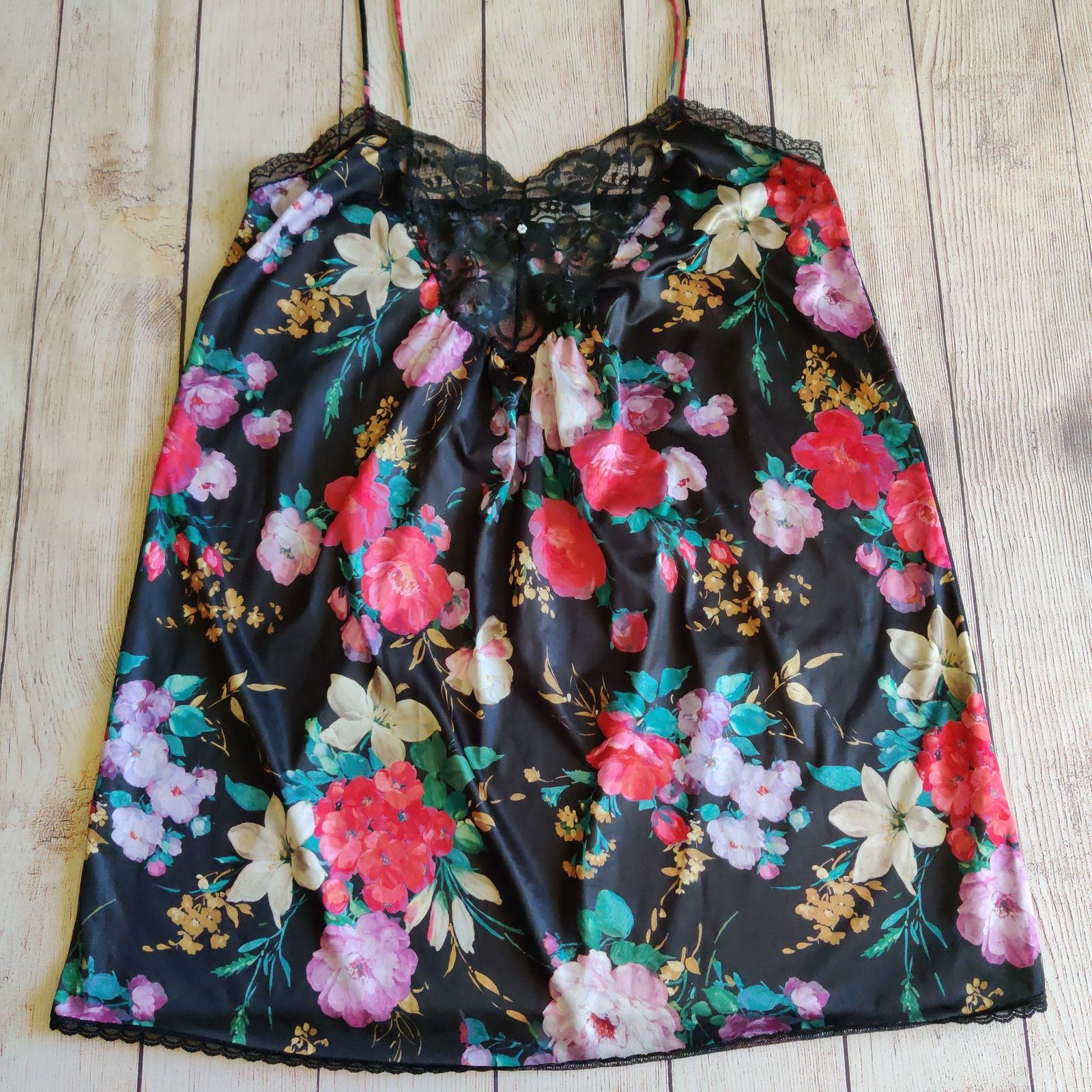 Vintage Vintage Lorraine sexy floral babydoll chemise sz M Size ONE SIZE - 6 Thumbnail