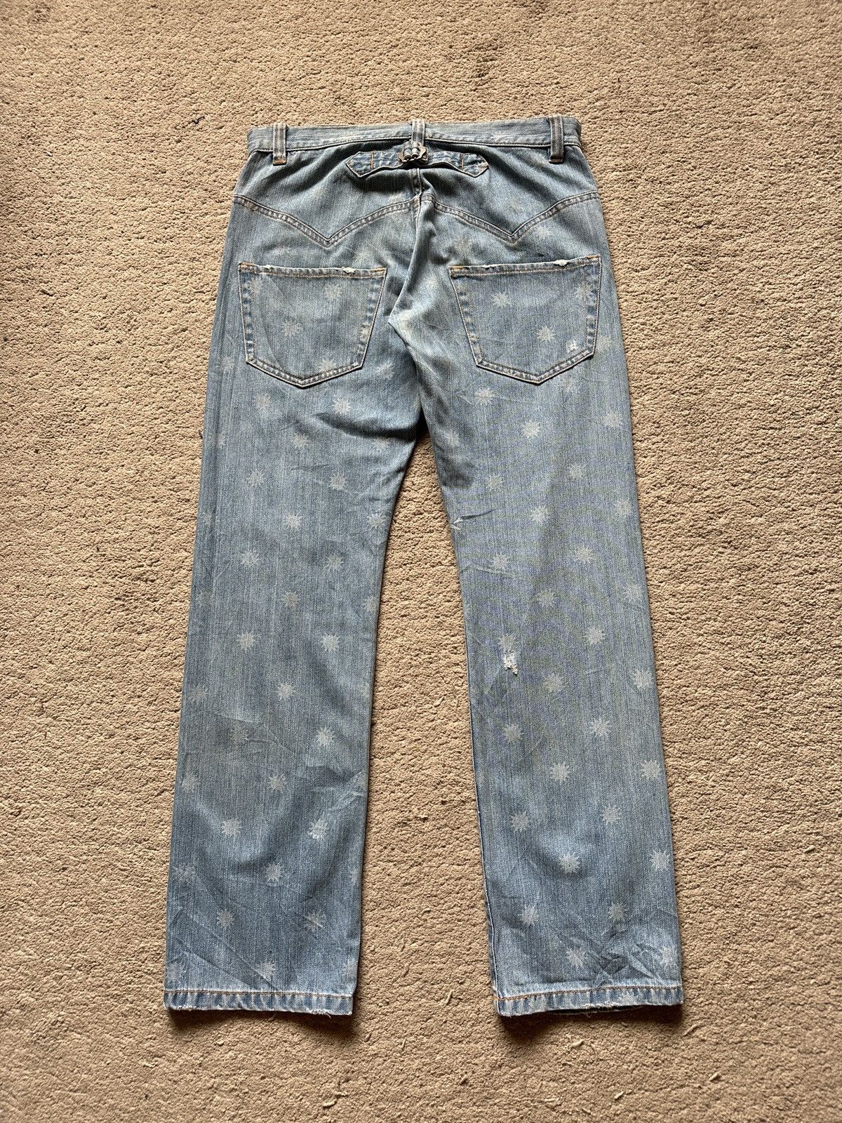 Tsumori Chisato 1990s SunaoKuwahara Bullet shot Jeans Size US 30 / EU 46 - 9 Thumbnail