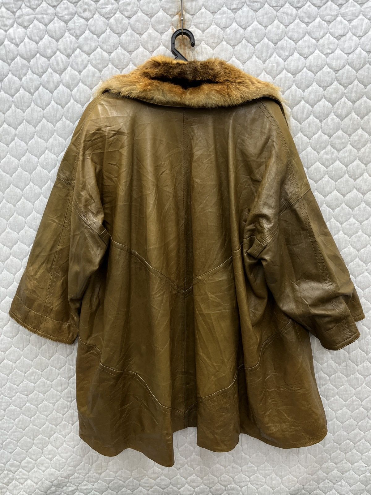 Loewe 🔥🔥🔥ARCHIVE LOEWE LEATHER COAT WITH FUR Size M / US 6-8 / IT 42-44 - 4 Thumbnail