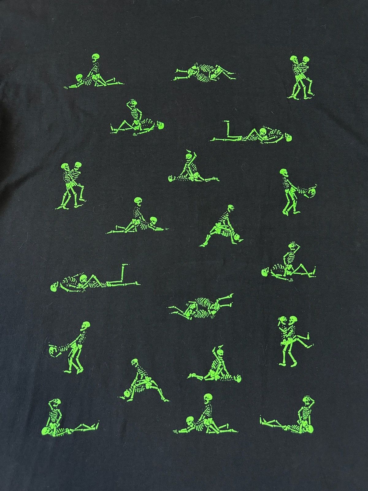 Vintage Vintage Kamasutra Skeleton T Shirt Baggy Black Japanese Y2K Size US XL / EU 56 / 4 - 3 Thumbnail