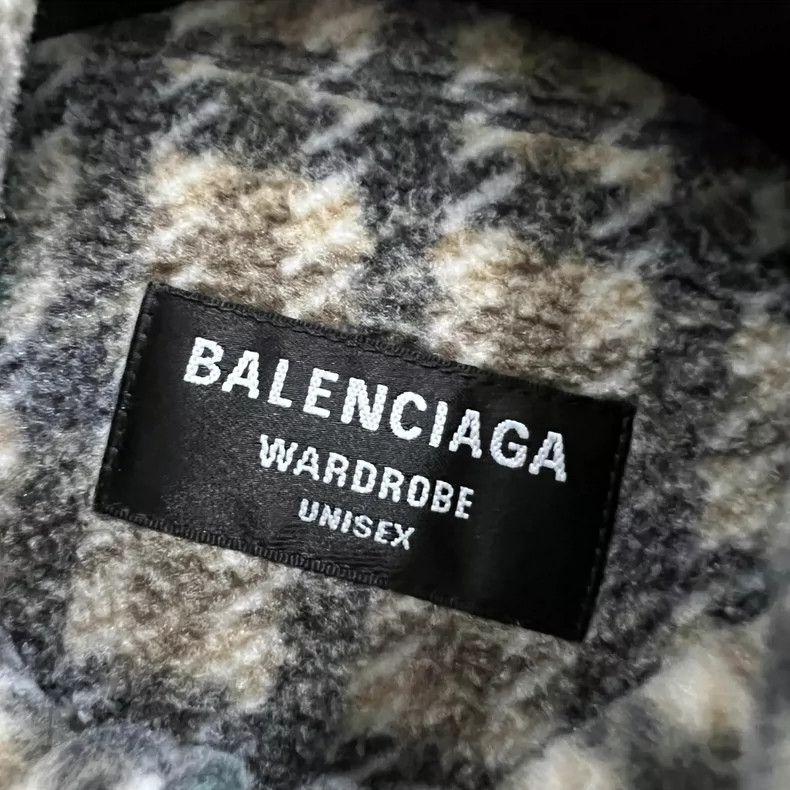 Balenciaga Balenciaga Double Hook Plaid Embroidered Jacket Size US M / EU 48-50 / 2 - 3 Thumbnail
