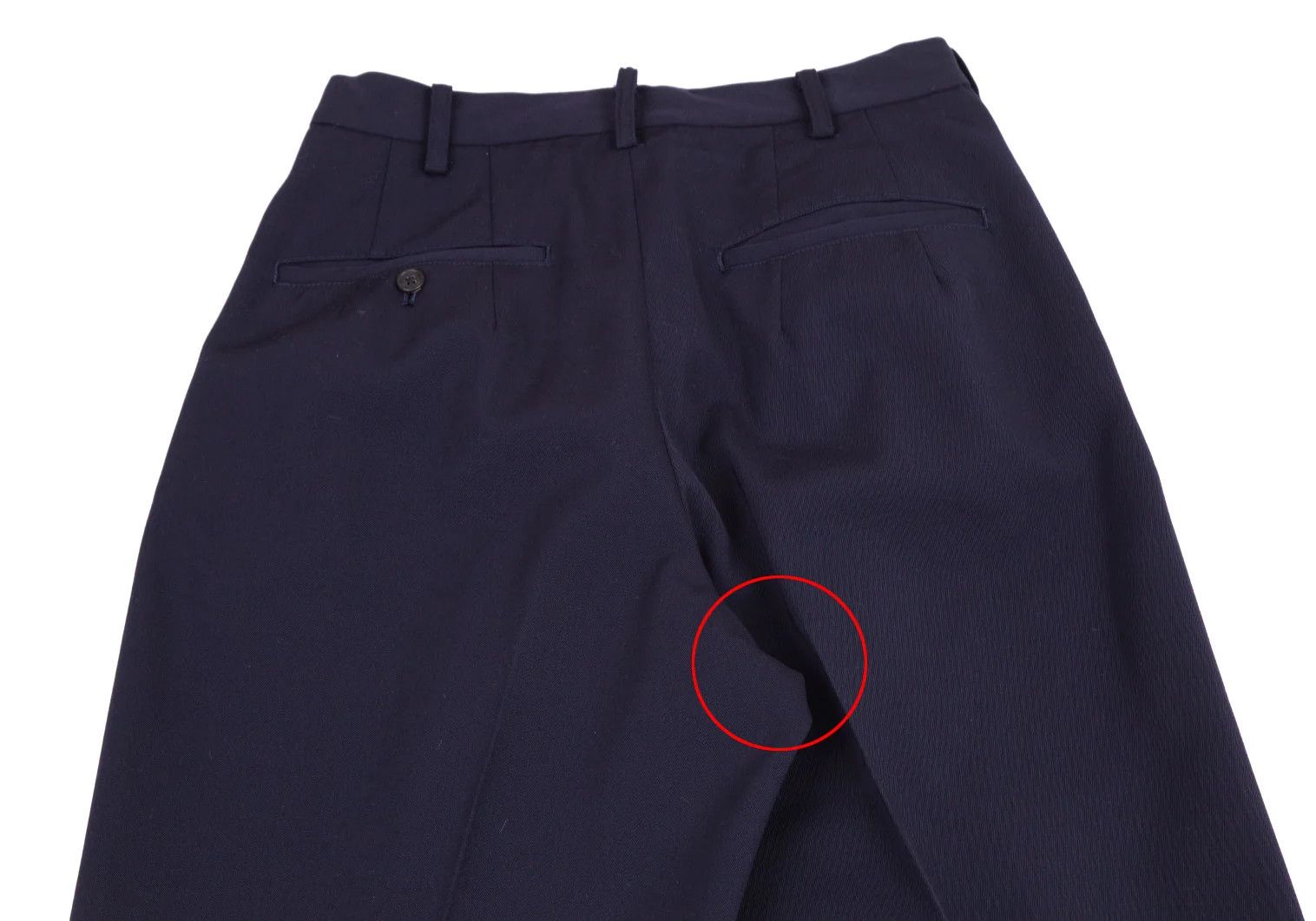 Yohji Yamamoto Yohji Yamamoto Wool Gabardine Two-Tuck Pants Size US 30 / EU 46 - 11 Thumbnail
