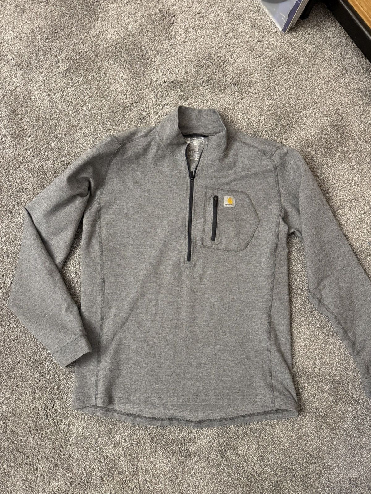 Carhartt Heavyweight heathered knit base layer quarter-zip Size US M / EU 48-50 / 2 - 3 Thumbnail
