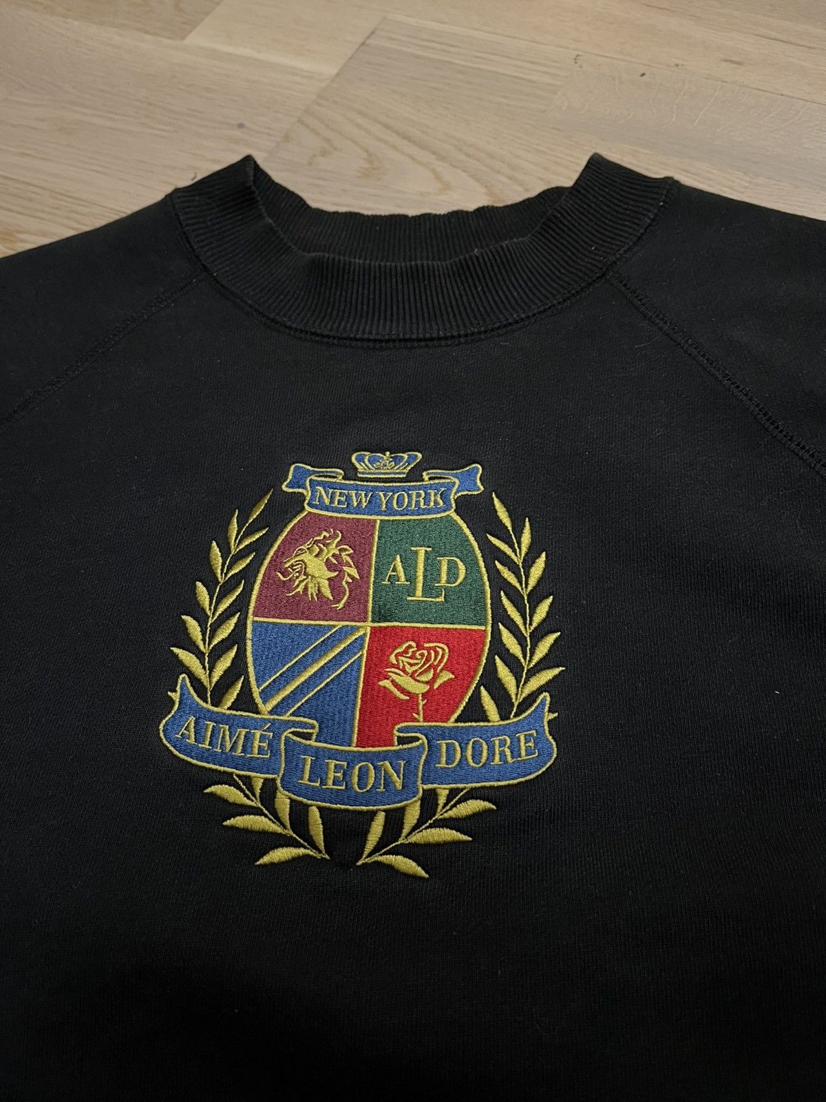 Aime Leon Dore Aime Leon Dore Crest Crewneck Black Size US M / EU 48-50 / 2 - 3 Thumbnail