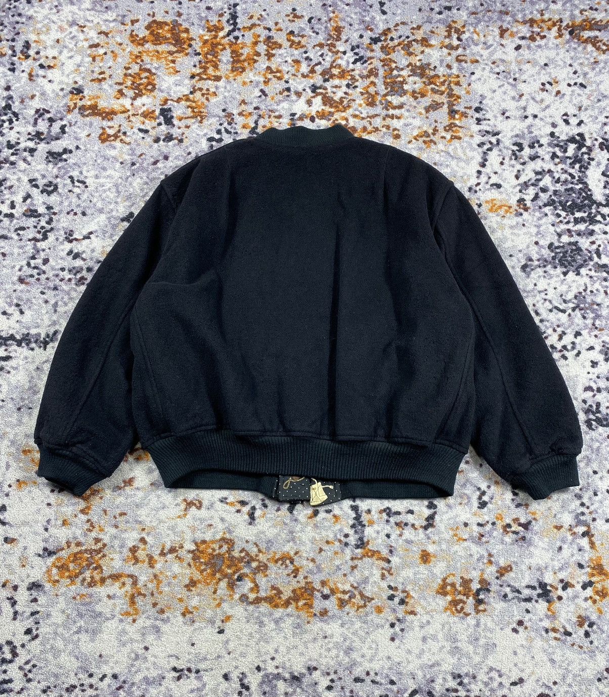 Beauty Beast × Japanese Brand × Vintage Vtg Ketty.sa Bomber Jacket Woll Revesible Balck Size US L / EU 52-54 / 3 - 3 Thumbnail