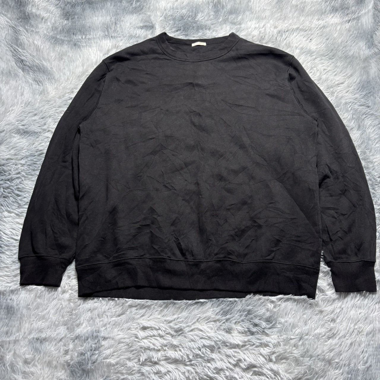 GU GU Oversized Long Sleeve Sweatshirt in Black - Size XL Size US XL / EU 56 / 4 - 1 Thumbnail