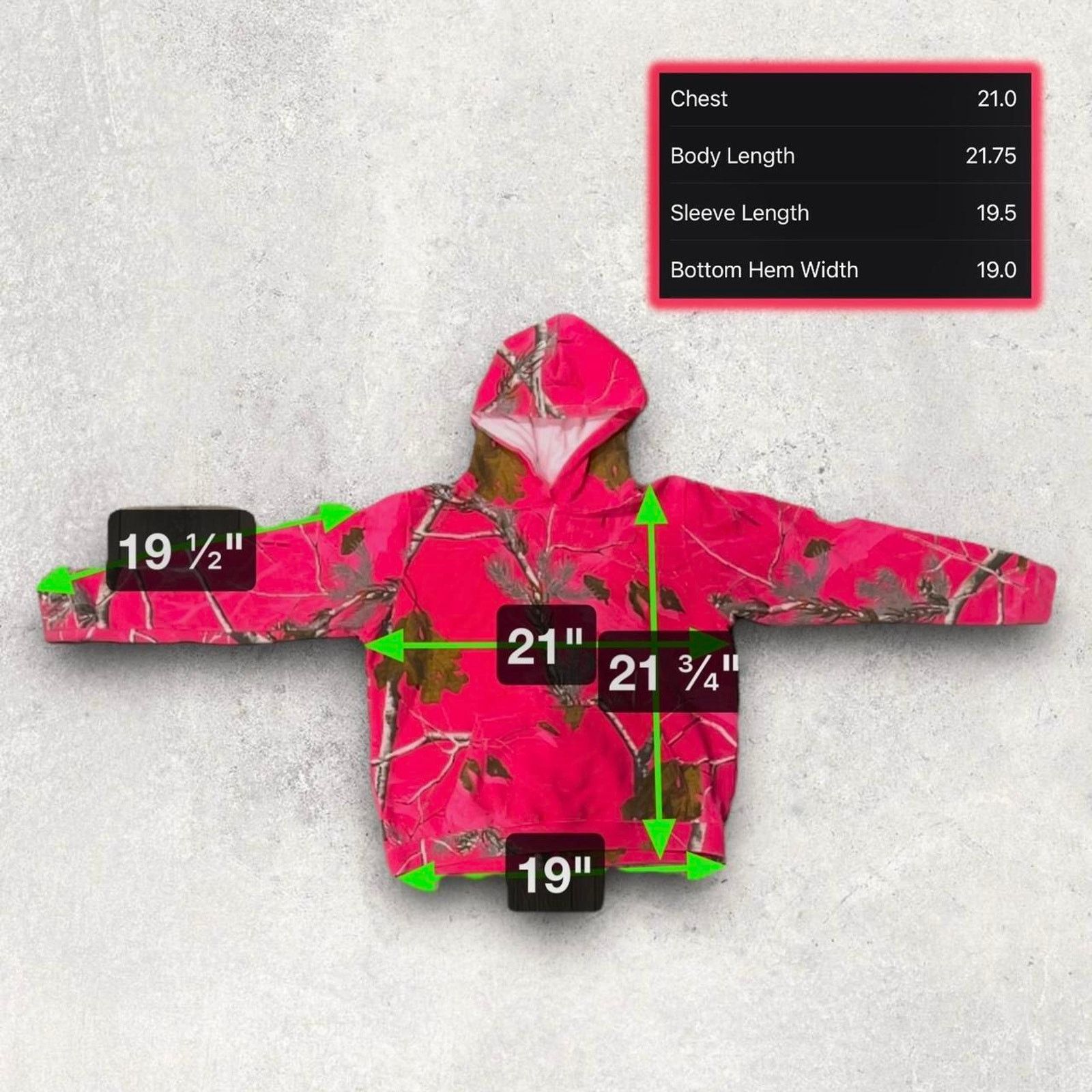 Realtree RealTree Hot Pink Women’s Camo Pullover Hoodie Size M / US 6-8 / IT 42-44 - 5 Thumbnail