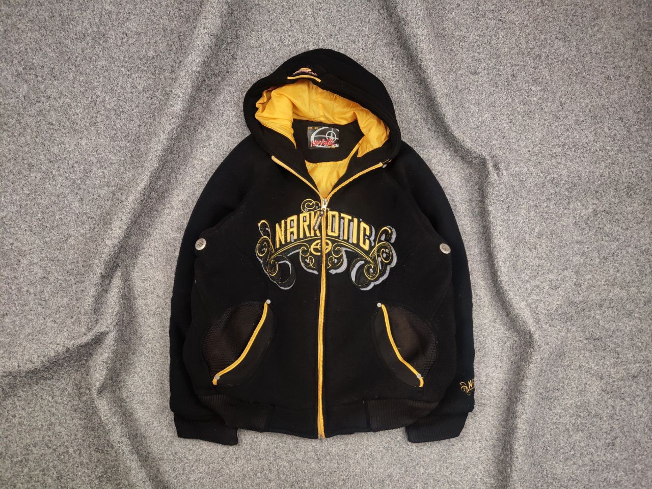Narcotic GDC Vintage Narcotic Wear Baggy logo Fleece Jacket Y2K Style Size US M / EU 48-50 / 2 - 1 Thumbnail