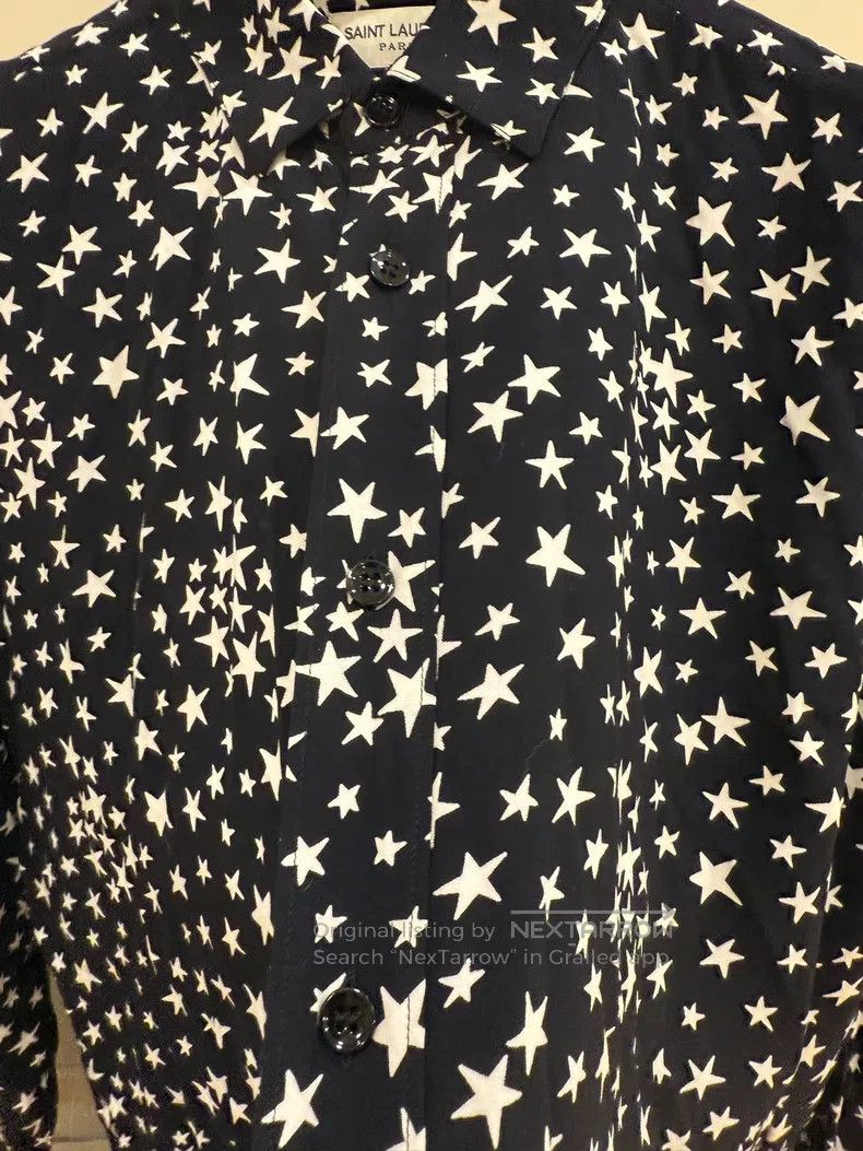 Saint Laurent Paris Saint Laurent Paris Size 39 Classic Star Black Shirt i Size US L / EU 52-54 / 3 - 7 Thumbnail