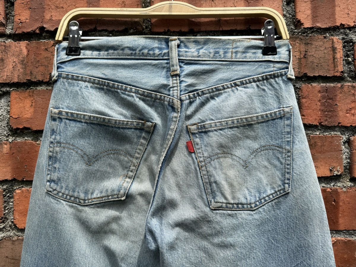 Levi's Vintage Clothing W29x28.5 vintage levi’s 501 redline cut off denime Size US 29 - 3 Thumbnail
