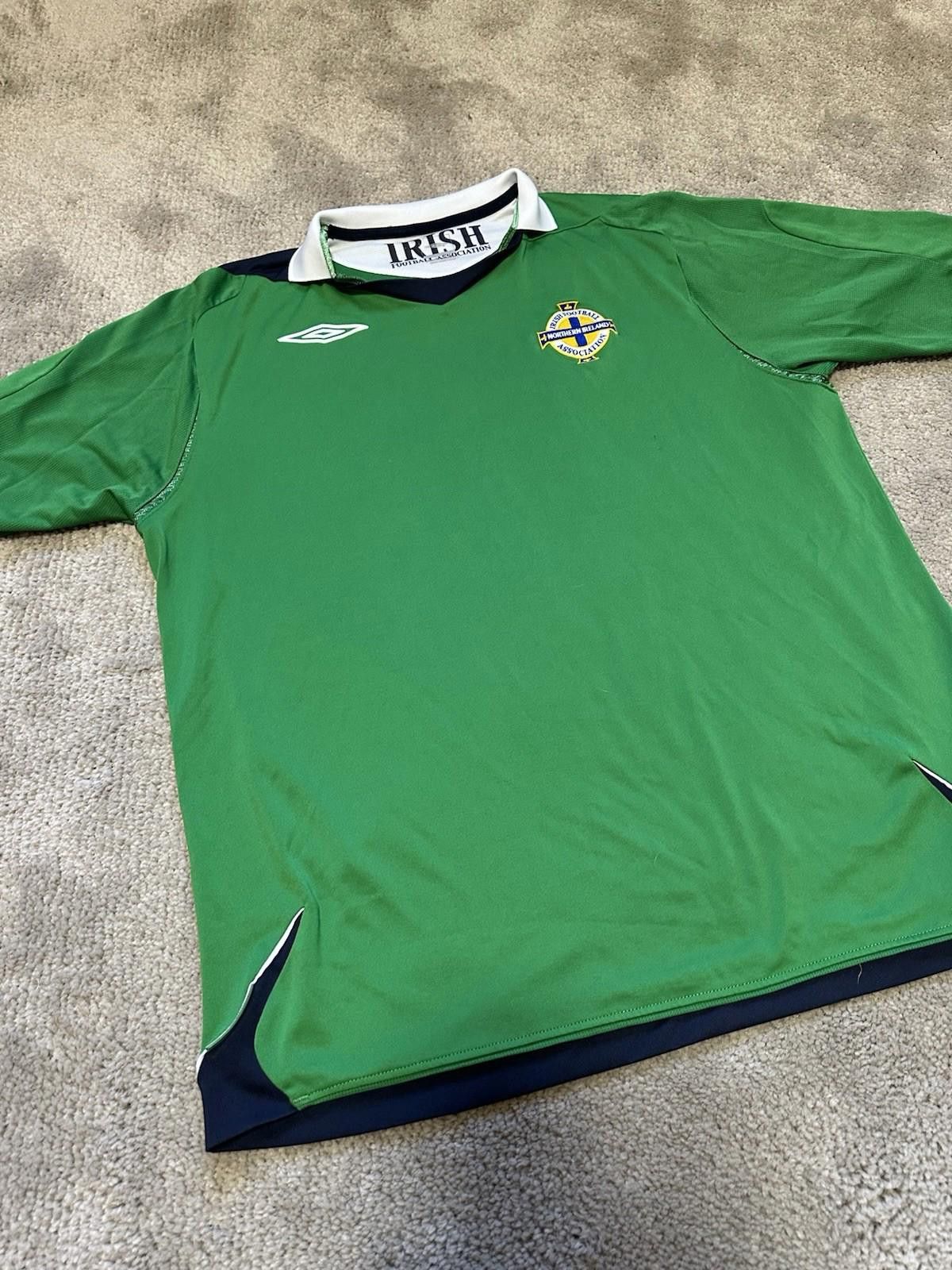 Umbro Northern Ireland Umbro 2006 Football Shirt Soccer Jersey Size US XL / EU 56 / 4 - 2 Thumbnail