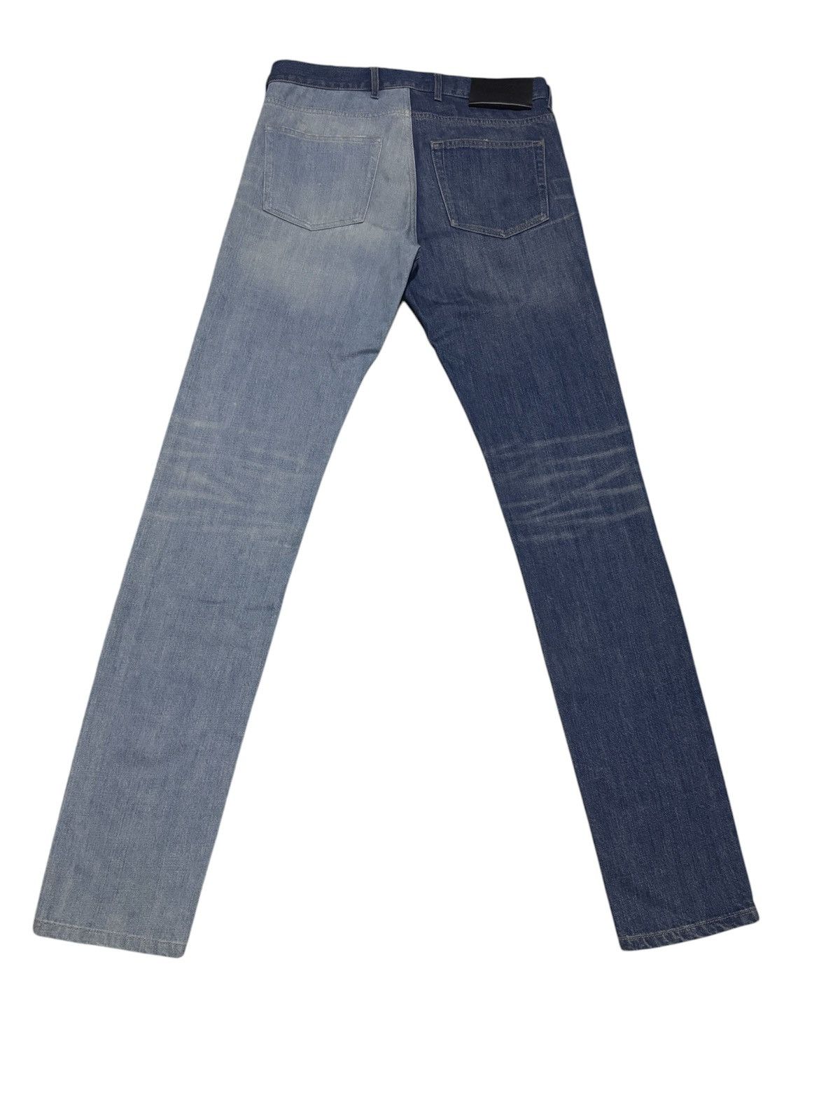 Lanvin × Vintage OG Lanvin Dior 2 Tones Colour Denim Straight Cut Jeans Size US 32 / EU 48 - 2 Thumbnail