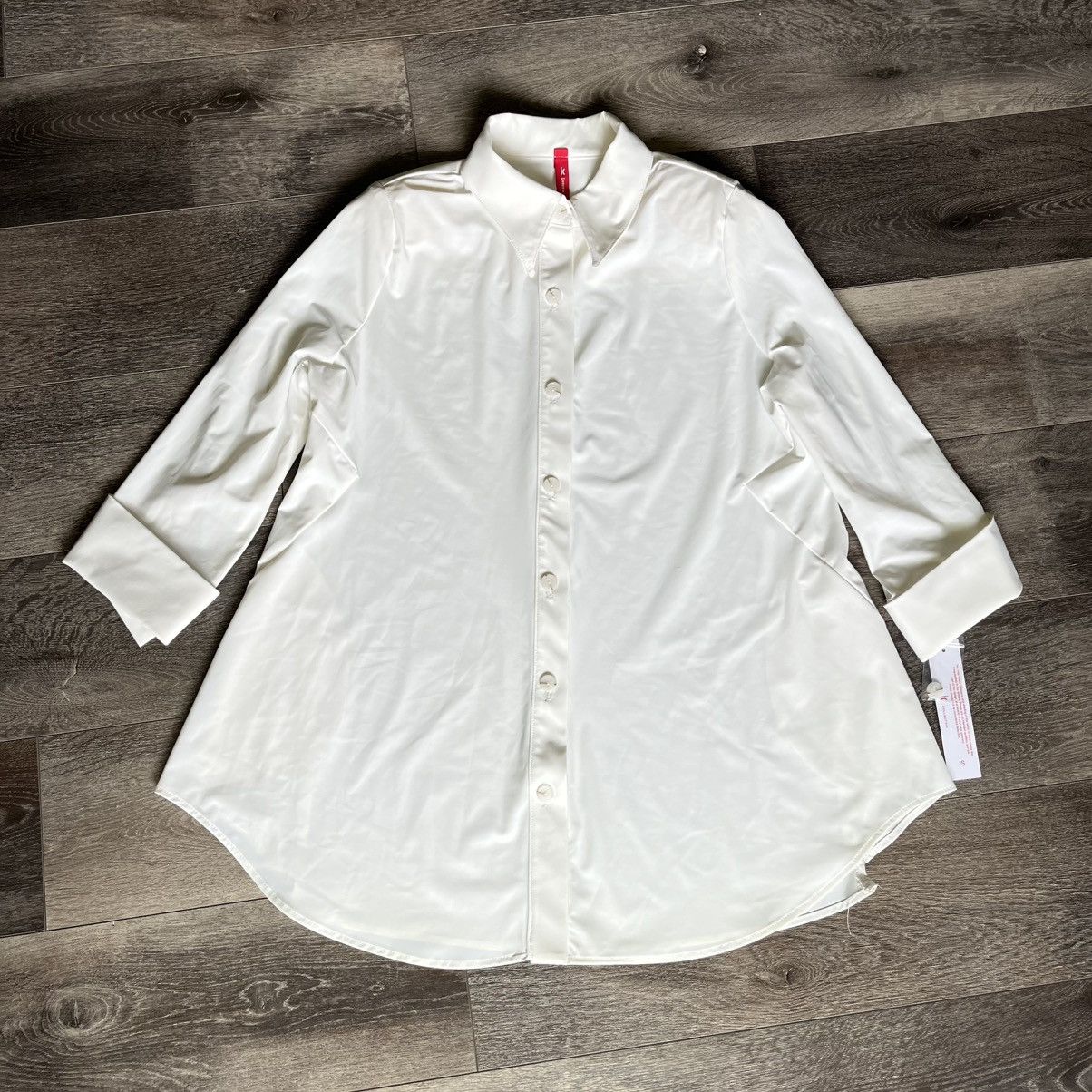 Vintage New Vintage IC Connie K Tunic Button Up Ladies Shirt Blouse Size S / US 4 / IT 40 - 1 Thumbnail