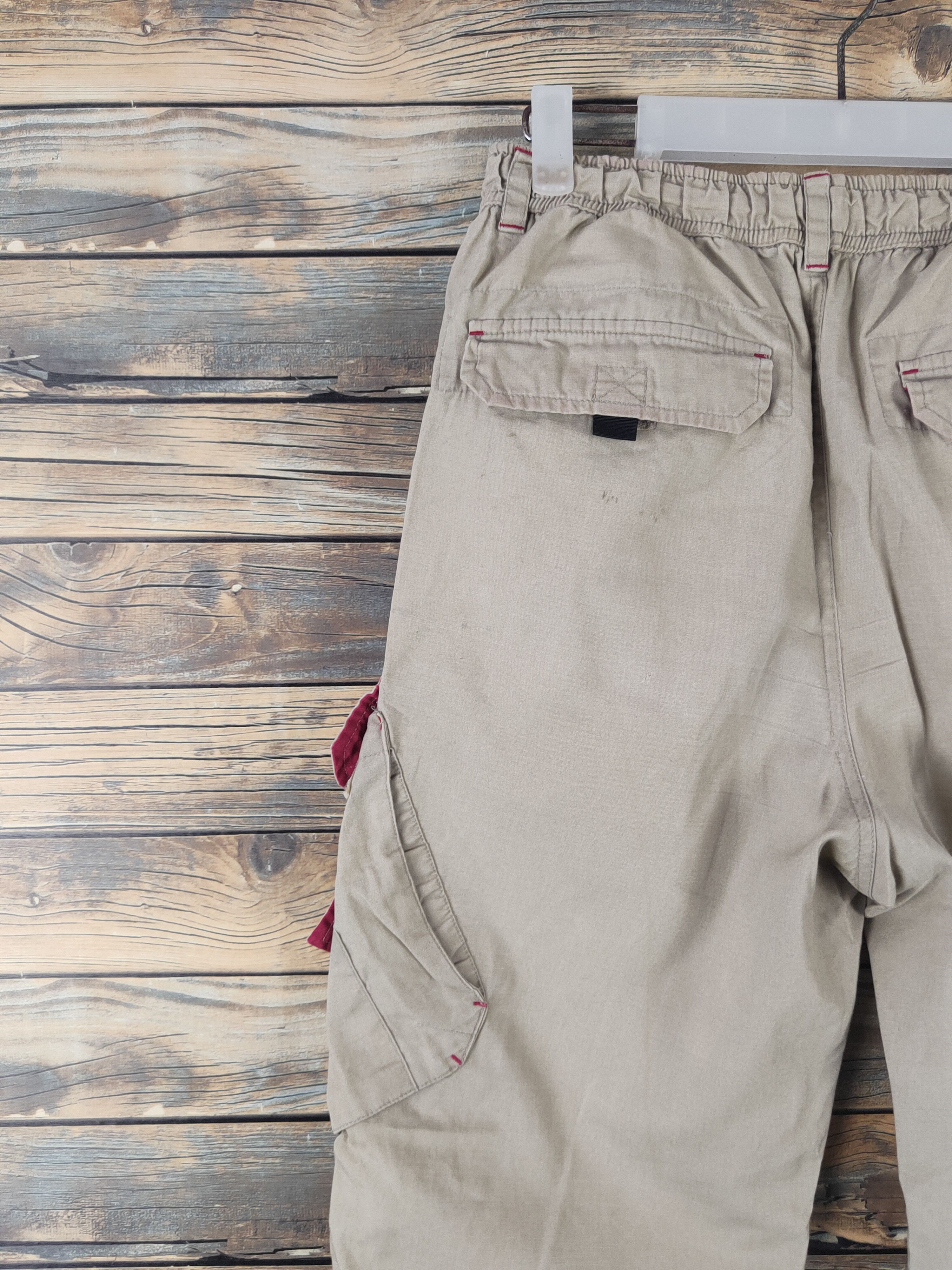 Japanese Brand DL Roller Gear Beige Multipocket Cargo Pants #2126 Size US 28 / EU 44 - 9 Thumbnail
