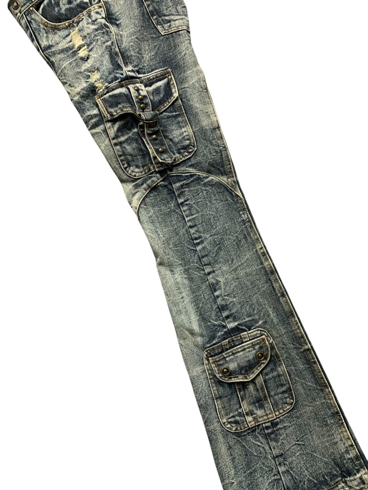 LOWBOX Y2k LOWBOX double waist flared seditionaries 3D pocket ifsix Size US 30 / EU 46 - 10 Thumbnail
