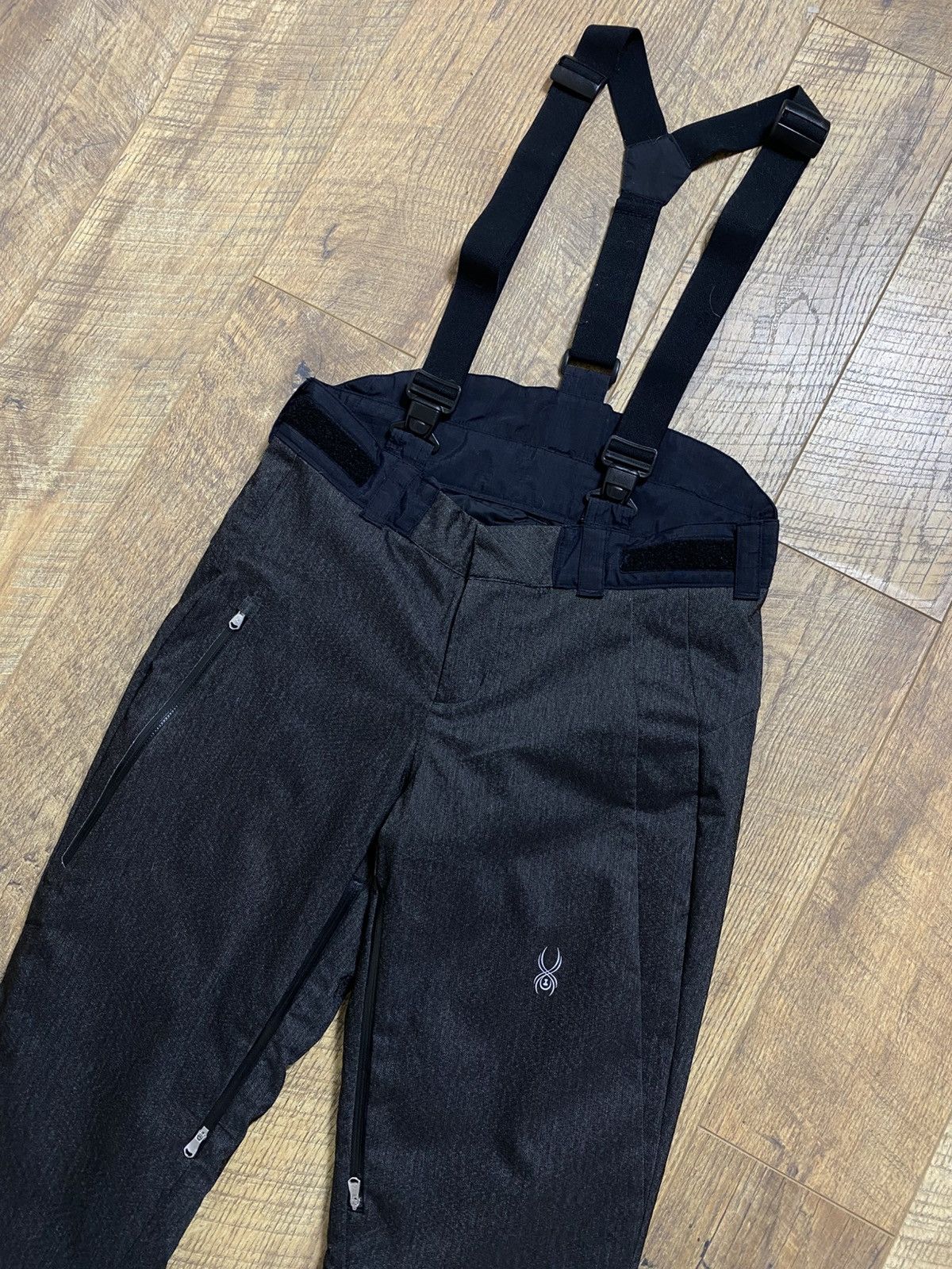 Spyder Spyder Charcoal Technical Ski Pants - Size 8 Size 30" / US 8 / IT 44 - 2 Thumbnail