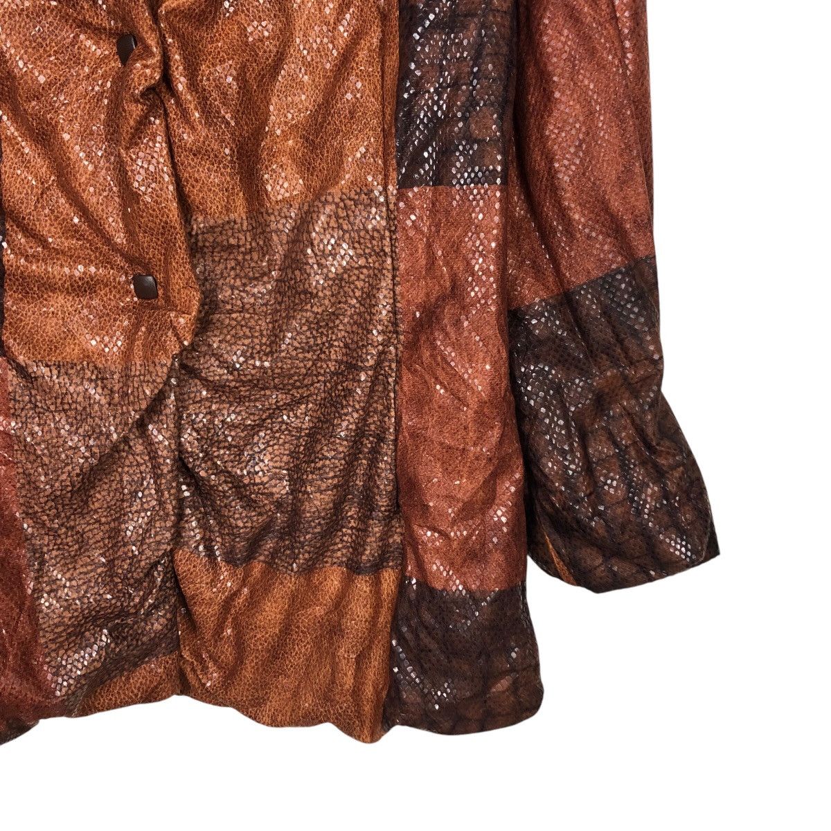 Vintage 📌Vintage Snake Skin Design Chore Jacket PatriziaFusi Italy Size US M / EU 48-50 / 2 - 6 Thumbnail