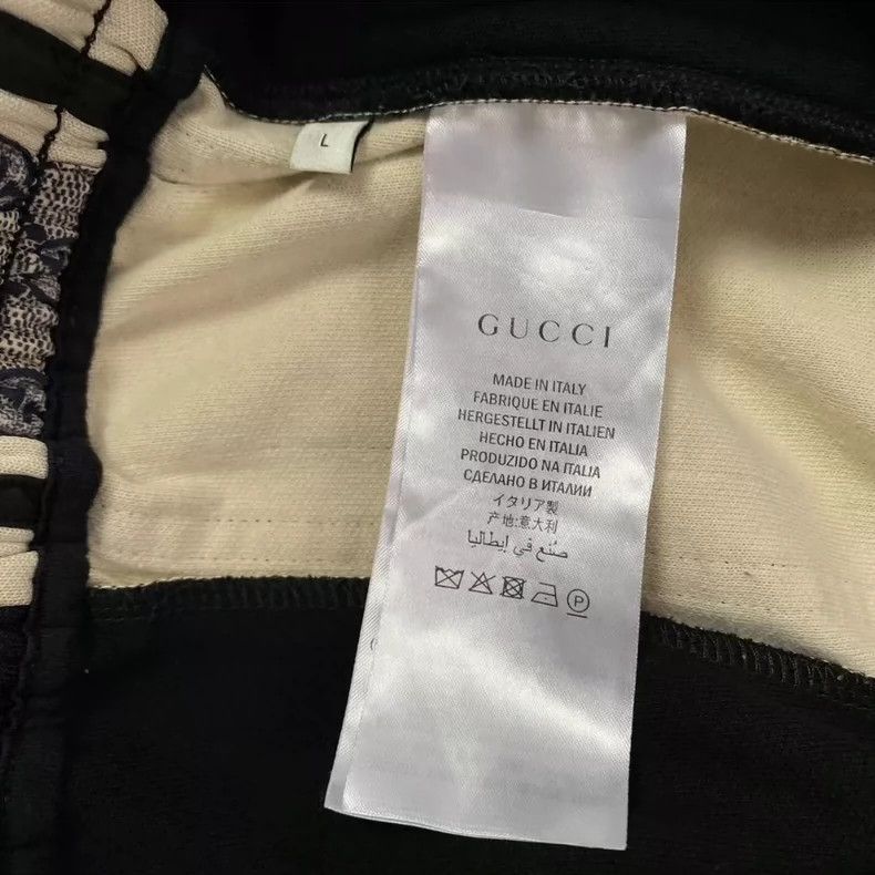 Gucci Gucci Size L Side snake print old flower sweatpants size L Size US 34 / EU 50 - 4 Thumbnail