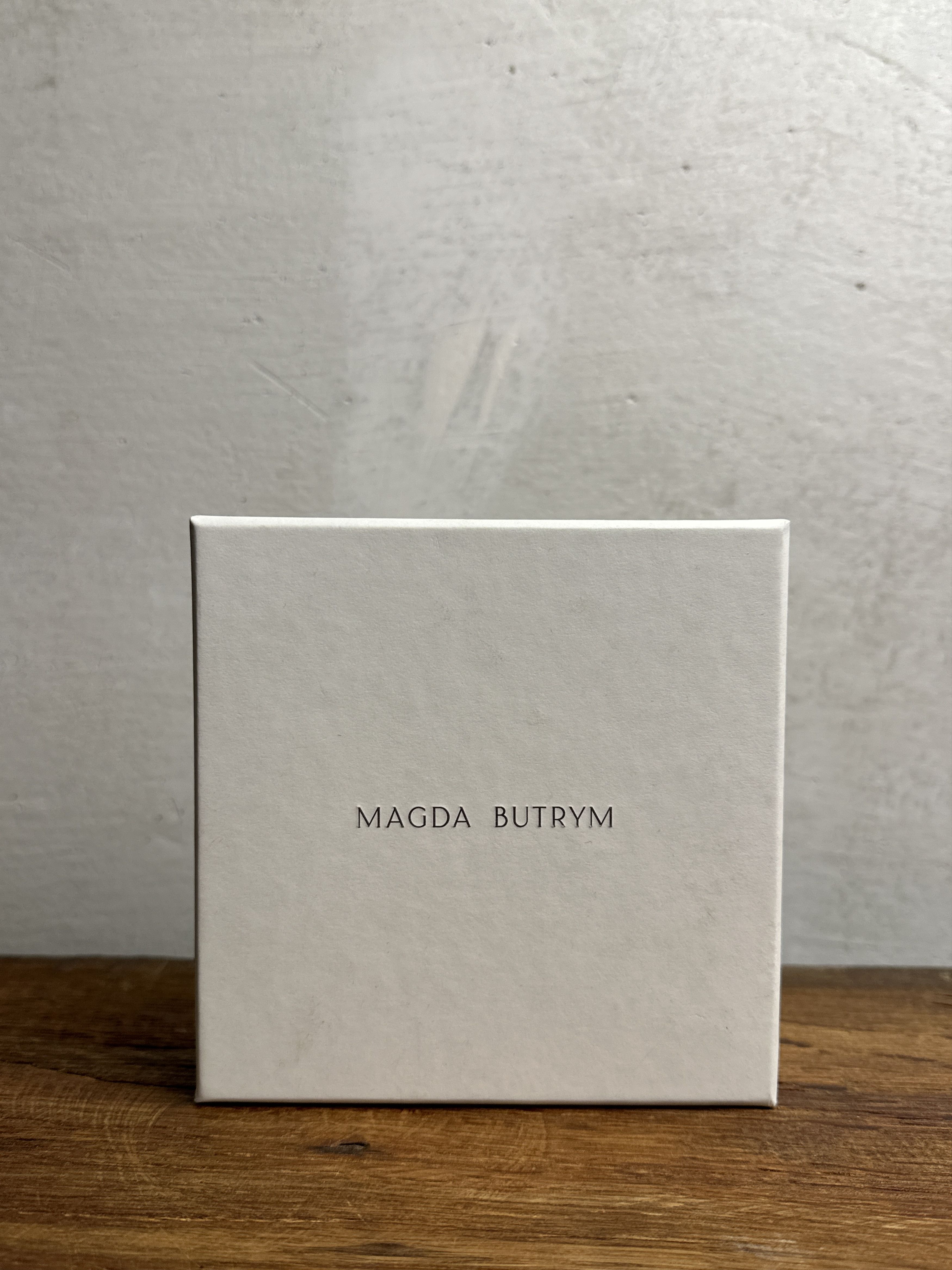 Magda Butrym Magda Butrym Walnut Crystal Cuff Earring Set In Black Metal Size ONE SIZE - 5 Thumbnail