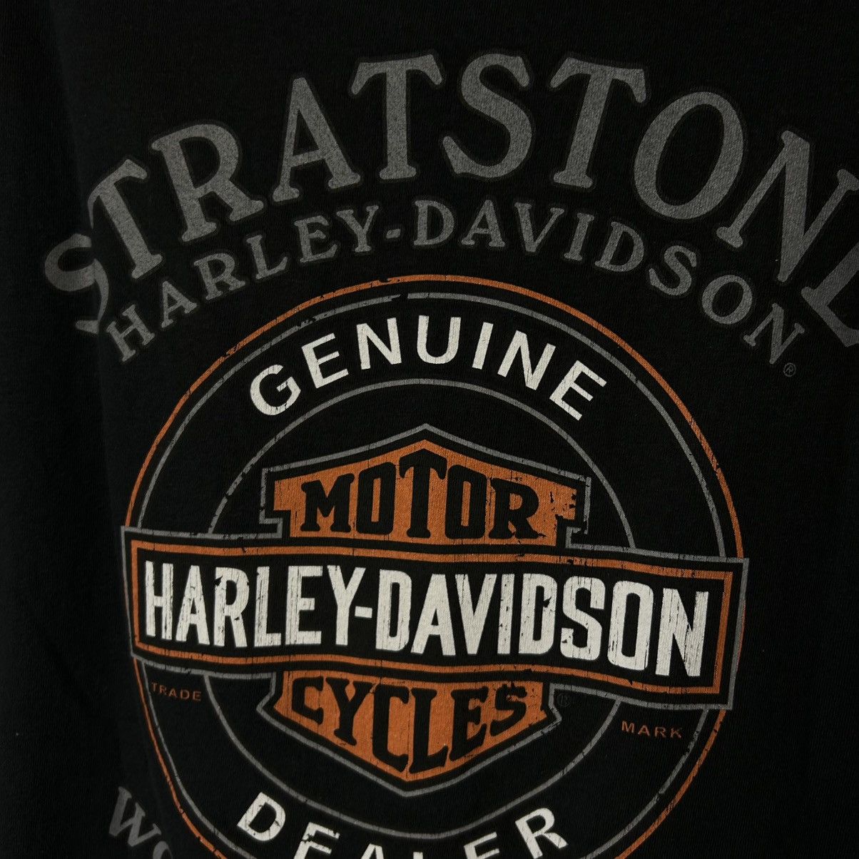 Harley Davidson Vintage Harley Davidson Big Graphic Logo Motorcycles tee Size US L / EU 52-54 / 3 - 12 Thumbnail