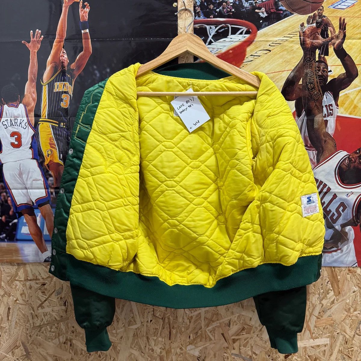 Starter Vintage Oakland Athletics Starter Satin Bomber Jacket Size US S / EU 44-46 / 1 - 9 Thumbnail