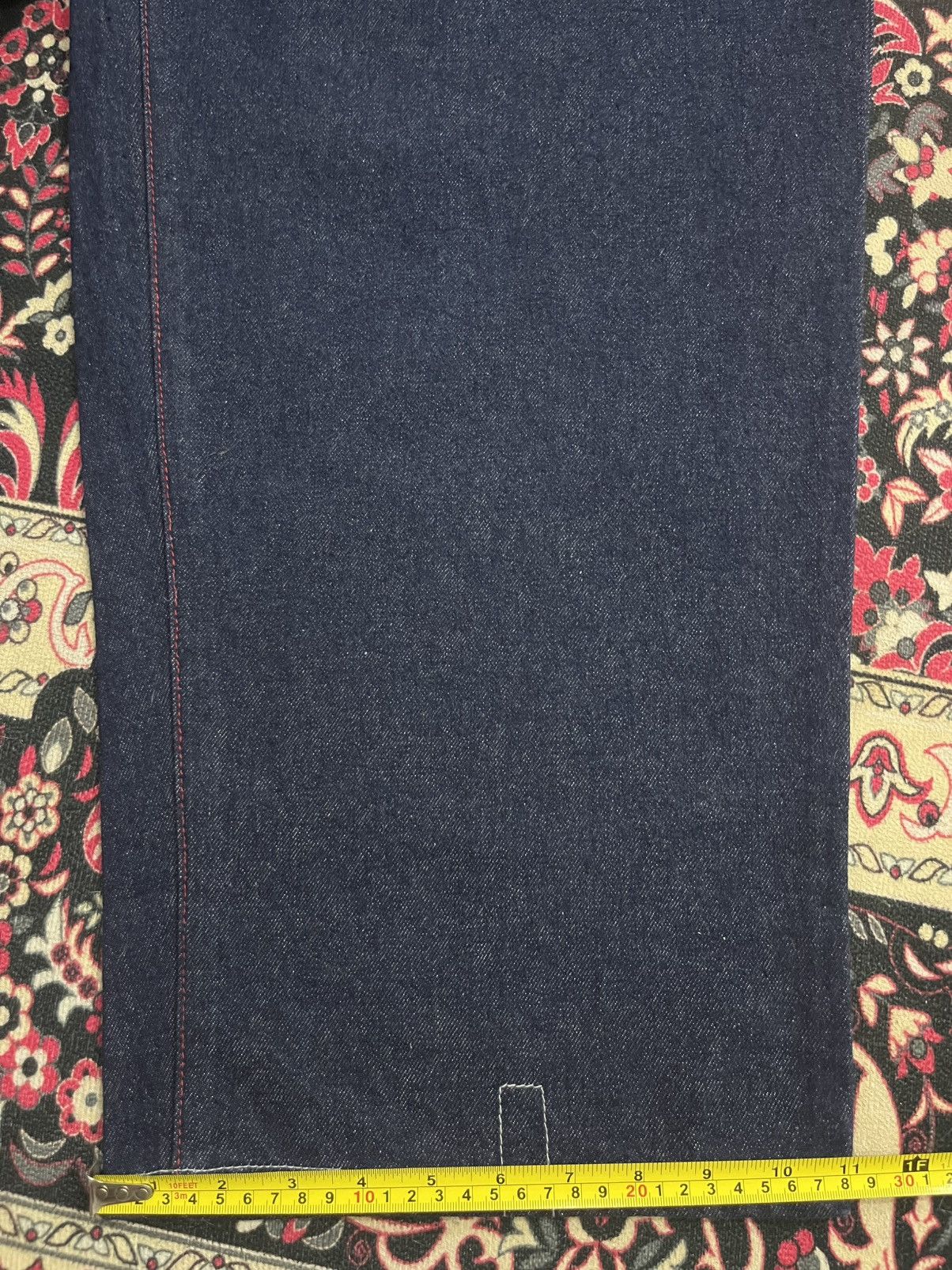JNCO ⚡️Baggy⚡️Vintage RP55 Indigo Washed Repaired Extra Baggy Jeans Size US 38 / EU 54 - 17 Thumbnail