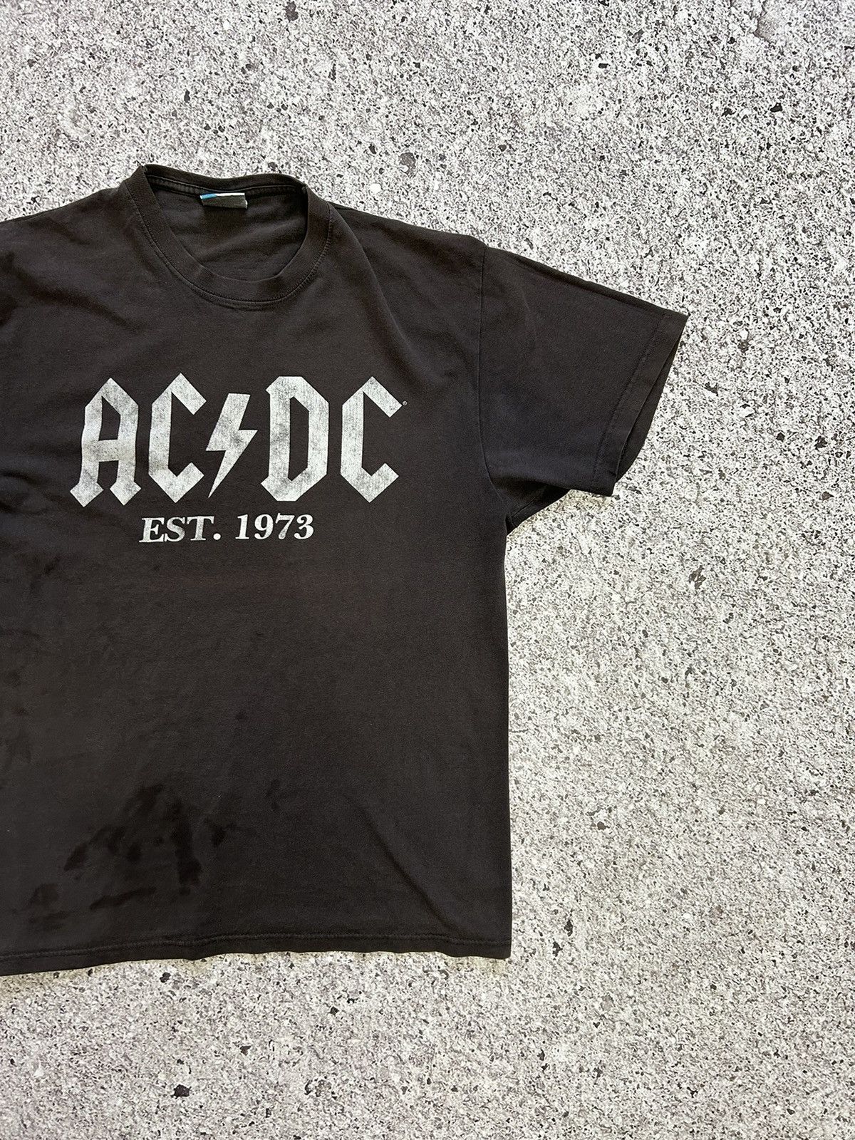 AC/DC × Band Tees × Vintage Vintage 2000’s AC/DC EST. 1973 Rock Band T-Shirt Size US L / EU 52-54 / 3 - 4 Thumbnail