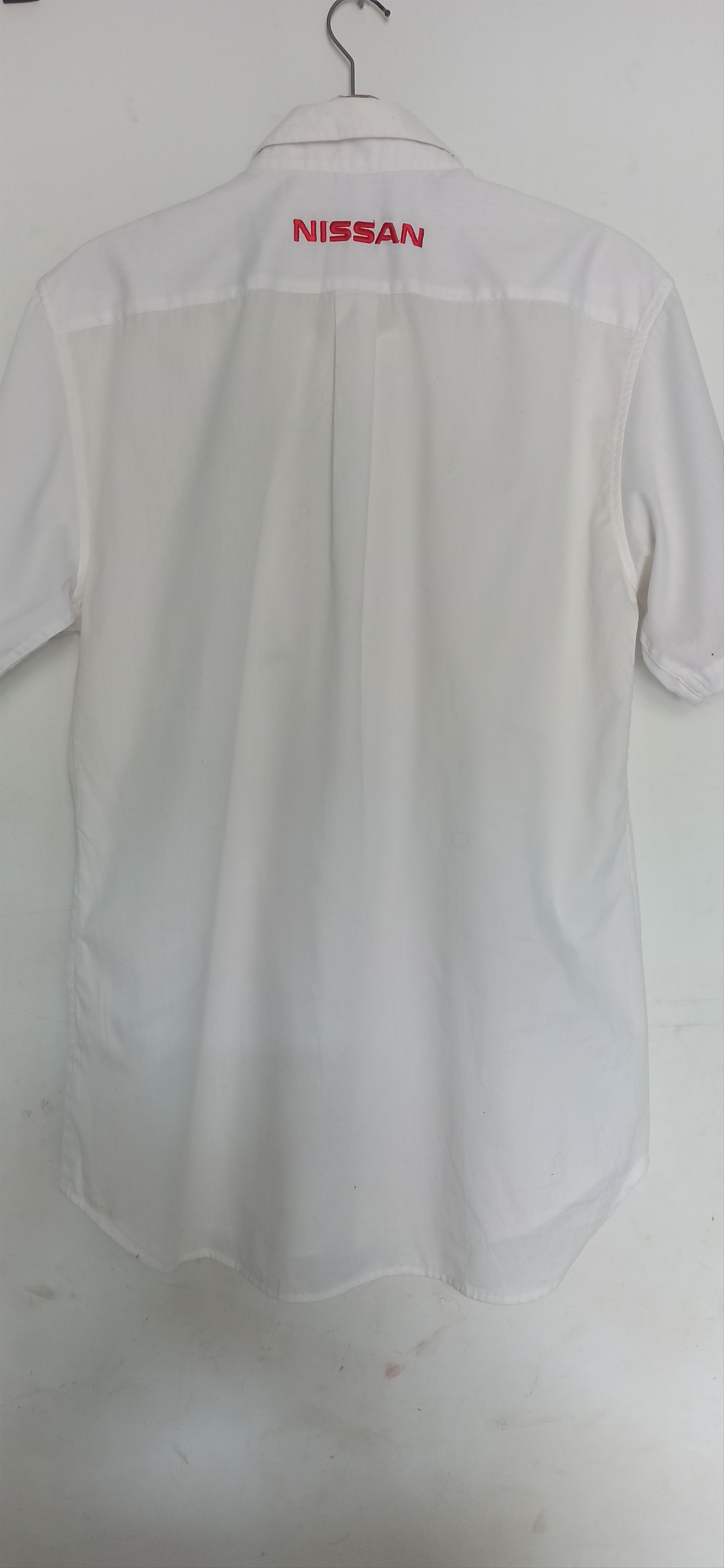 Japanese Brand 🔥Vintage Nissan Work Button Up White Shirt Embroidery Logo Size US L / EU 52-54 / 3 - 10 Thumbnail