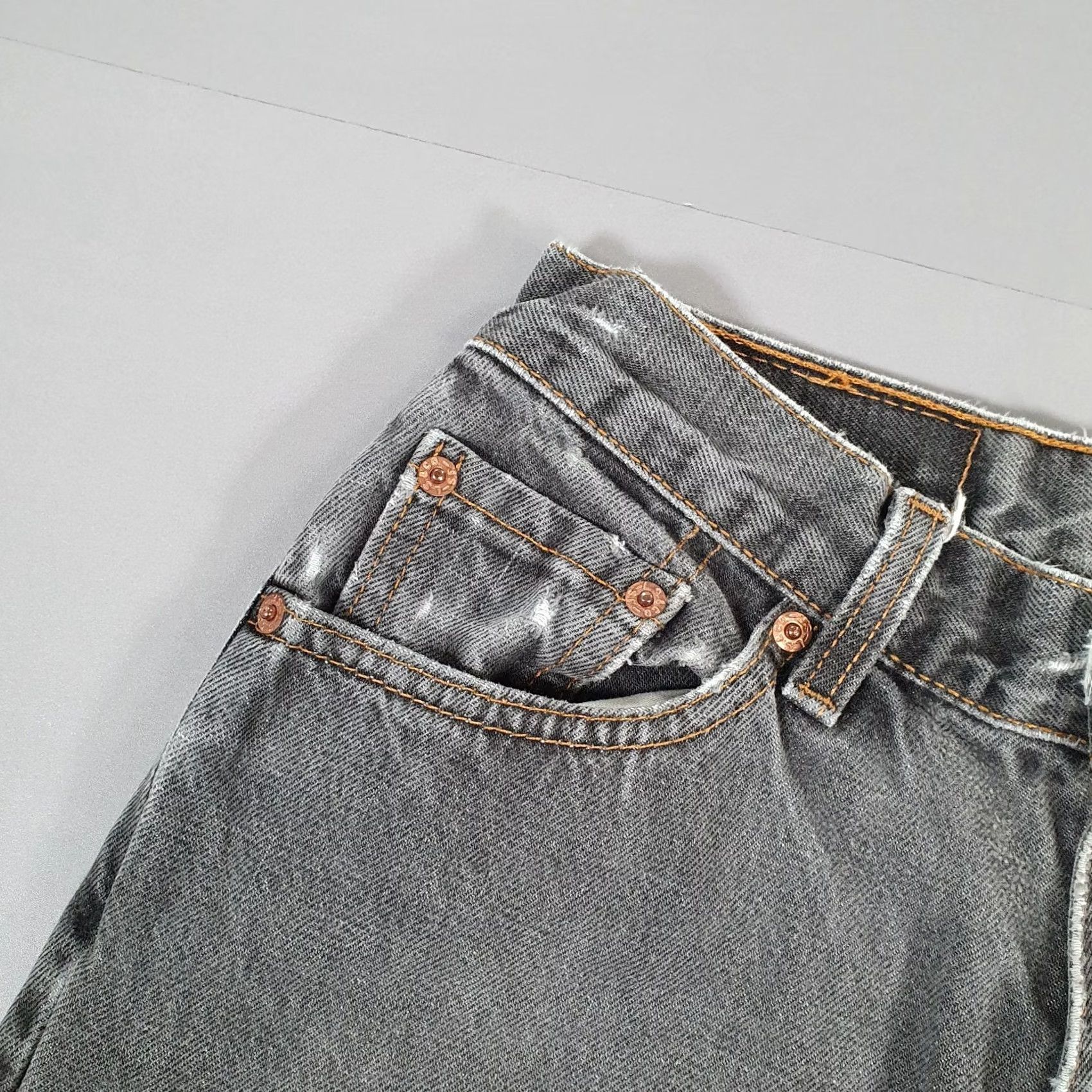 Levi's VINTAGE Levi's 517 Womens Jeans Bootcut Denim Grey W27 L32 Slim Rise Mid Womens Jeans 90s USA Made Mens? Size 27" / US 4 / IT 40 - 4 Thumbnail