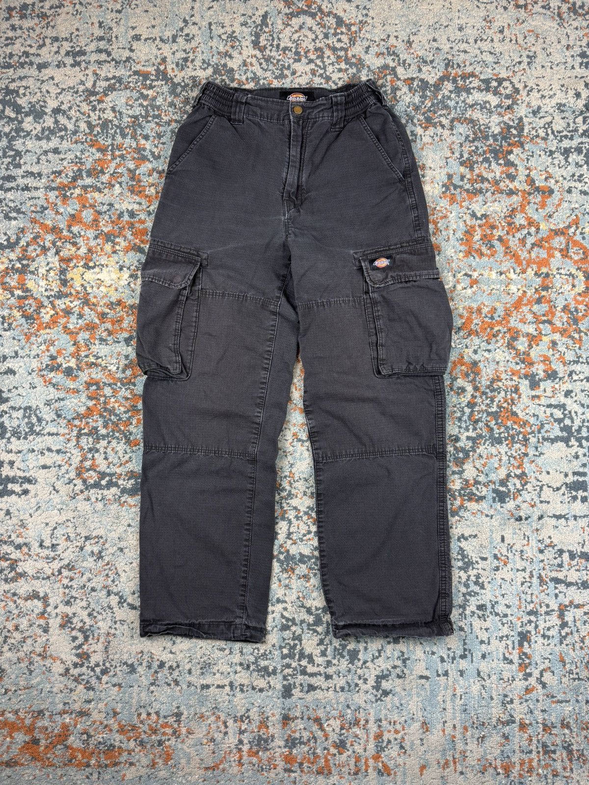 Dickies × Vintage Vintage 90s Dickies ripstop baggy cargo workwear pants faded Size US 26 / EU 42 - 1 Thumbnail