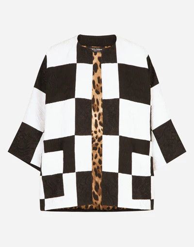 Dolce & Gabbana o1y0825 Blazer in White/Black Size XS / US 0-2 / IT 36-38 - 1 Thumbnail