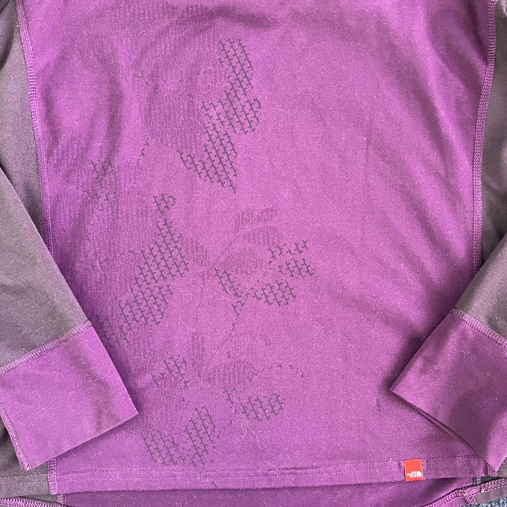 The North Face The North Face Shirt Womens M Purple Quarter Zip Base Layer Pullover Size M / US 6-8 / IT 42-44 - 2 Thumbnail