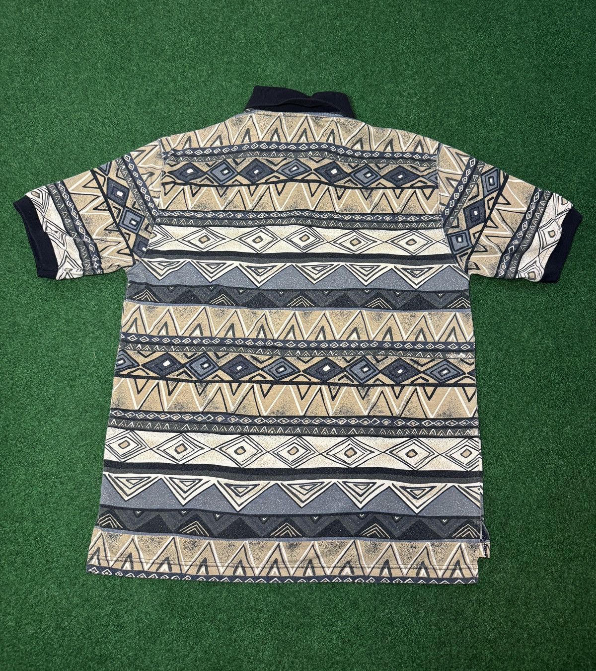 Vintage Vintage Pindle River Polo Shirt 90s Brown Western Pattern Size US L / EU 52-54 / 3 - 3 Thumbnail