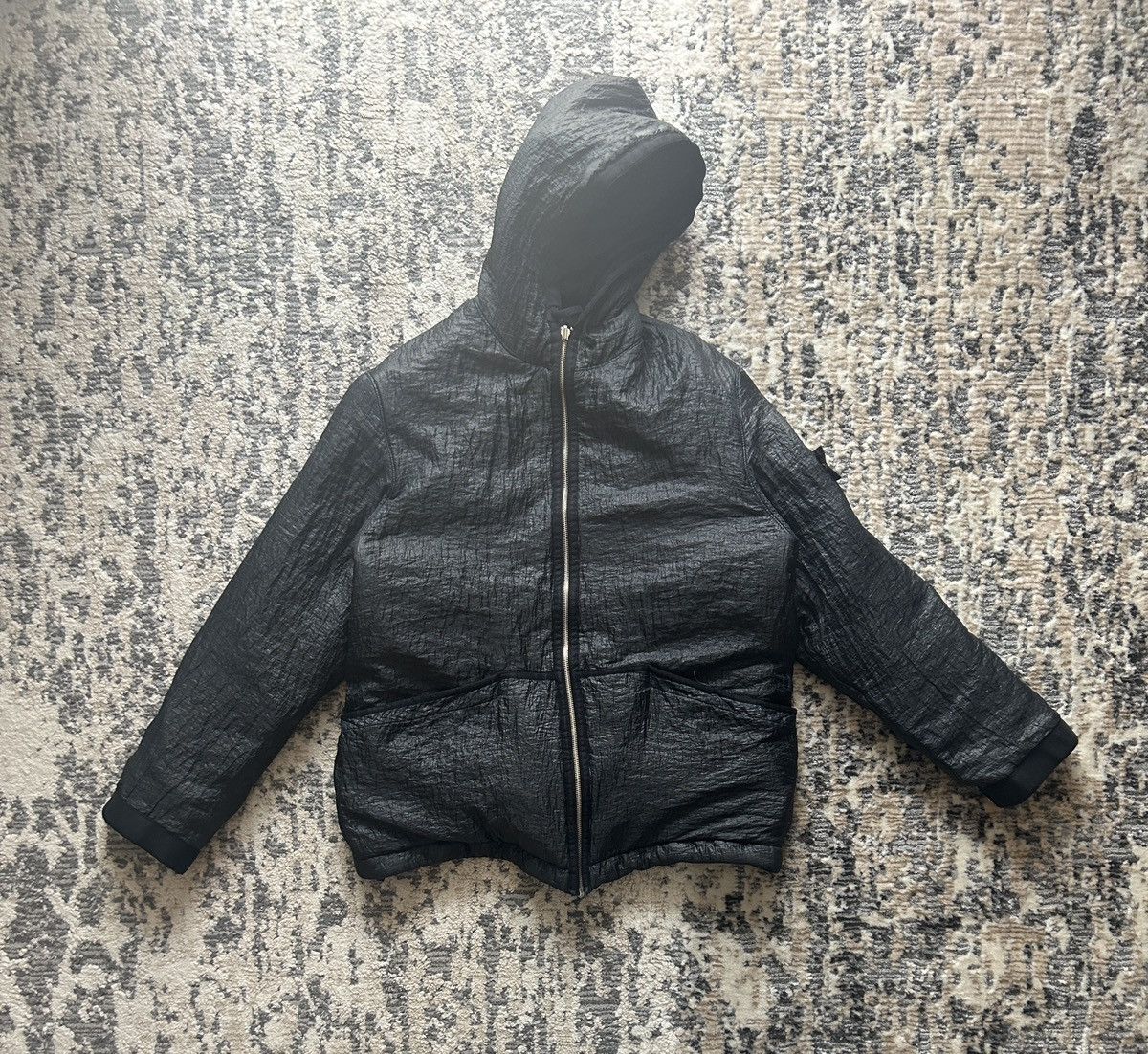 image of Stone Island Parka in Black, Men's (Size Large)