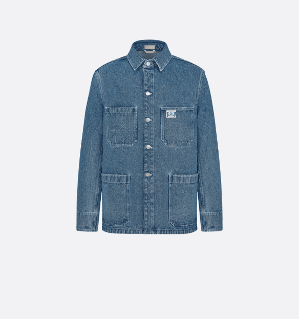 Dior o1w1db10625 Dior Charm Overshirt in Blue Size US M / EU 48-50 / 2 - 1 Thumbnail
