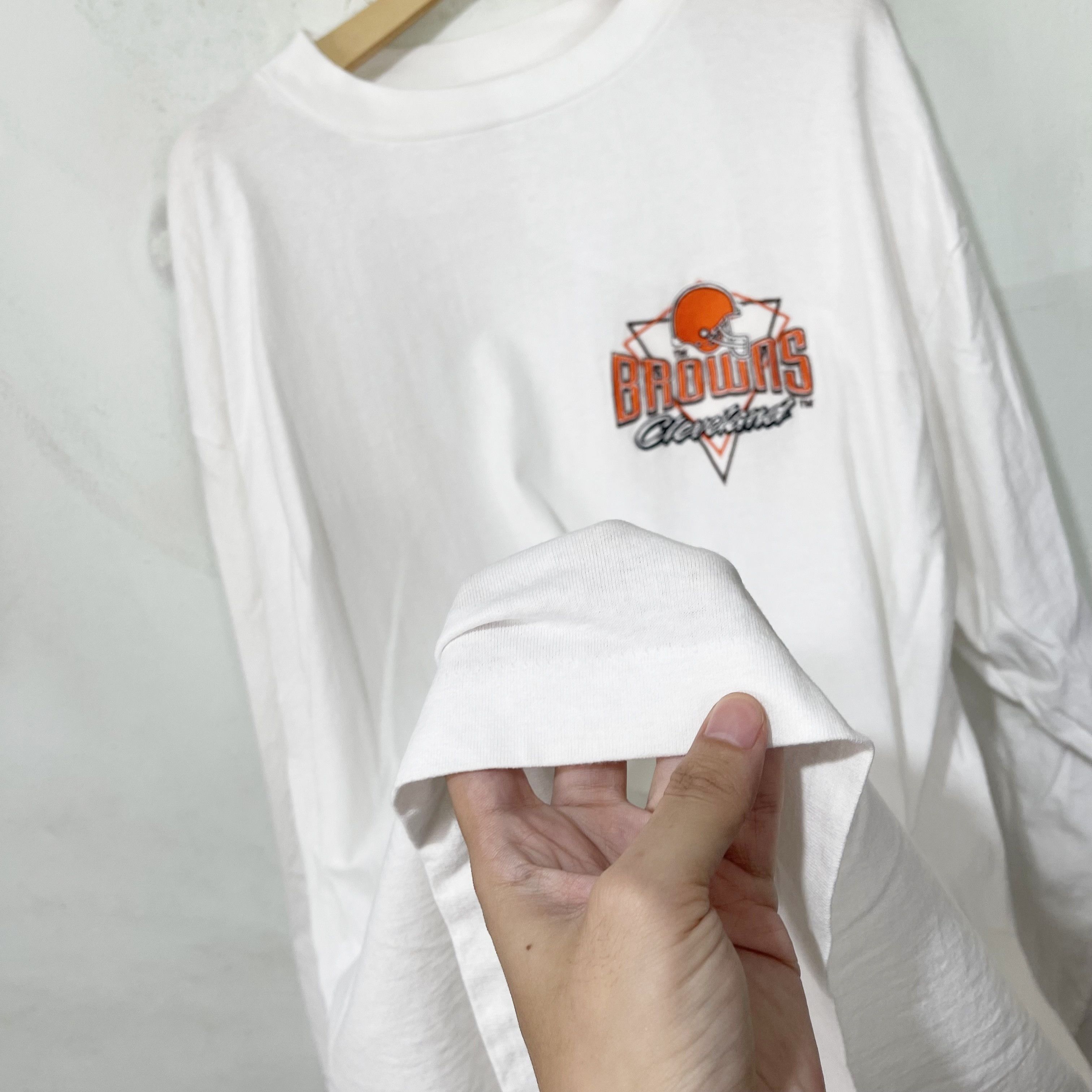 NFL Vintage 90s Cleveland Browns Long Sleeve Size US L / EU 52-54 / 3 - 5 Thumbnail