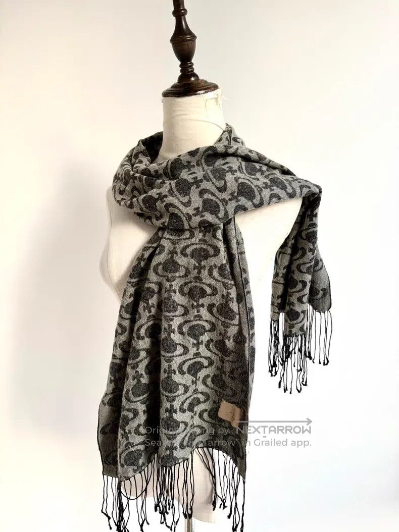 Vivienne Westwood Vivienne Westwood Grey Double-Sided Full Print Saturn Scar Size ONE SIZE - 3 Thumbnail