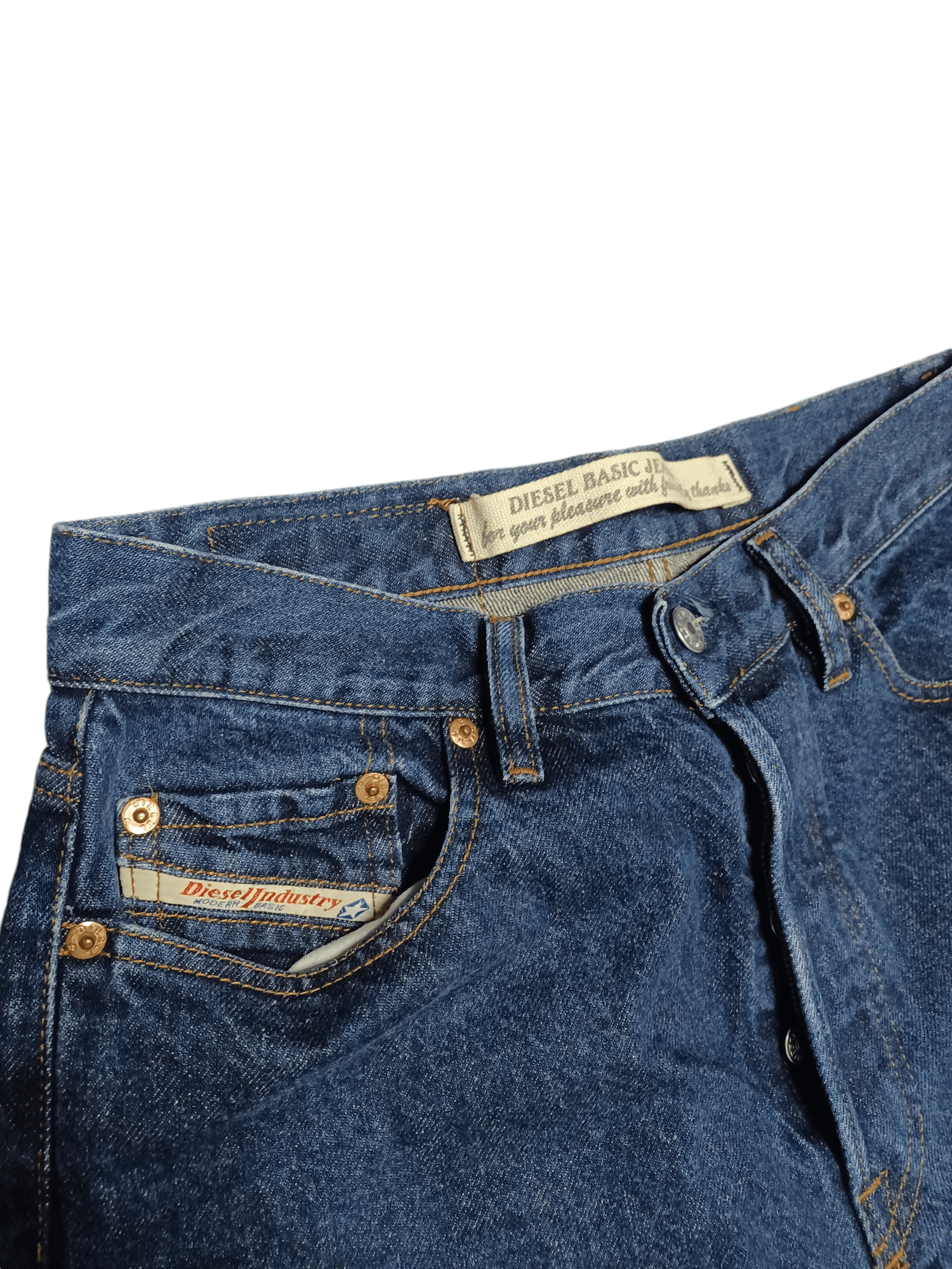 Diesel DIESEL VINTAGE MADE IN ITALY JEANS DENIM HEAVY COTTON Size US 31 - 2 Thumbnail