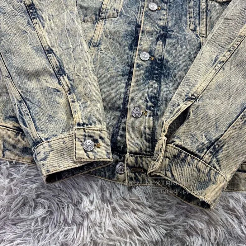 Balenciaga Balenciaga Marble denim jacket Size XXS / US 00 / IT 34 - 3 Thumbnail