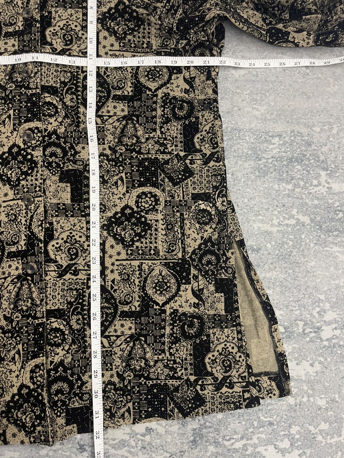 Vintage Vintage Japanese Mesh Flocked Paisley Jacket - Made in Japan Size US XL / EU 56 / 4 - 9 Thumbnail