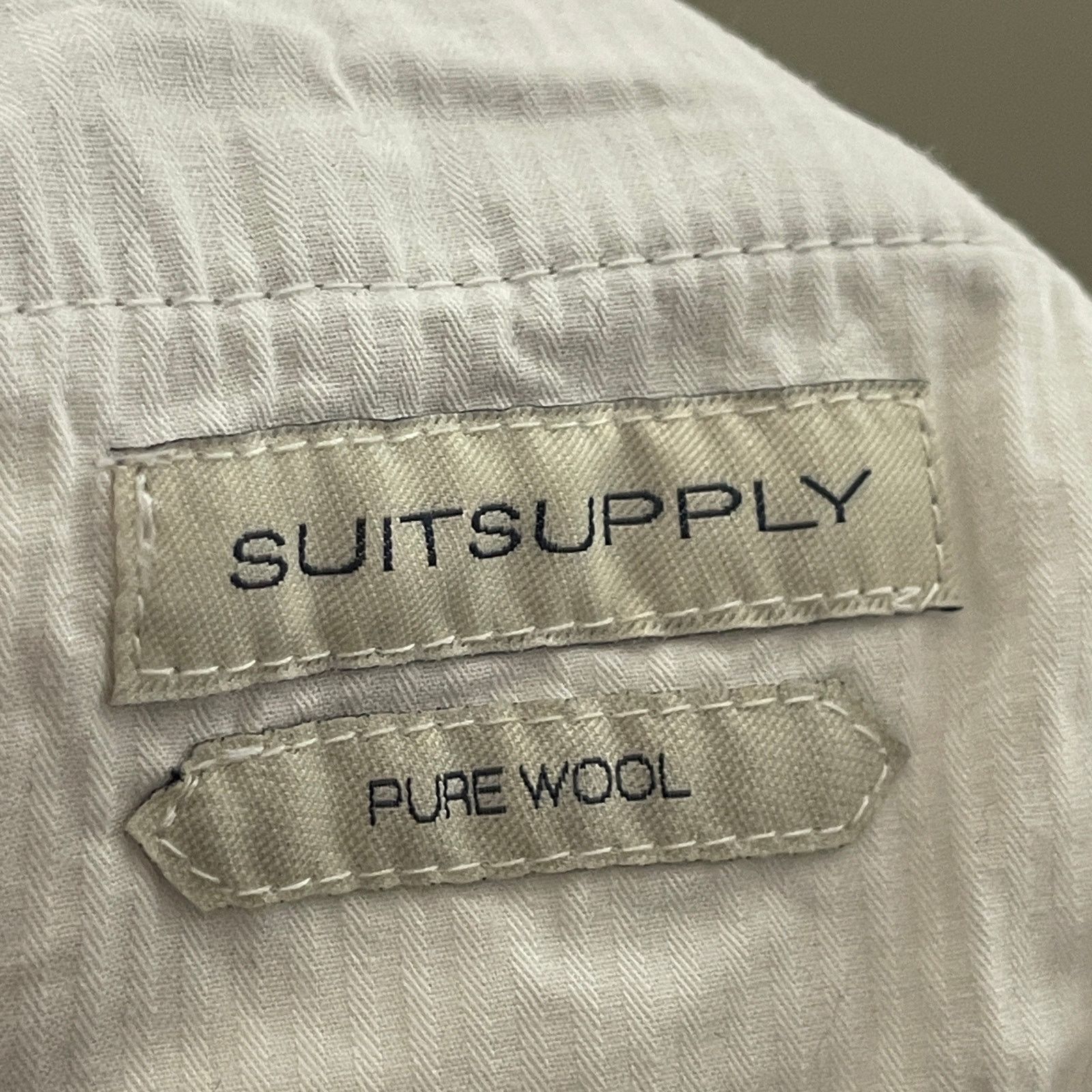Suitsupply Suitsupply grey wool cropped tapered pants sz 30x27 Size US 30 / EU 46 - 2 Thumbnail