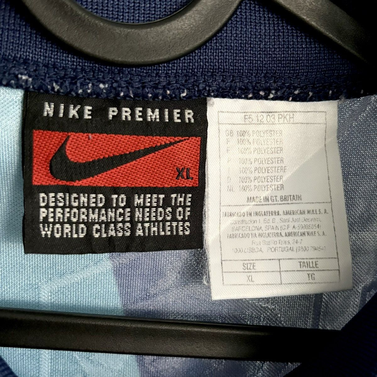 Nike × Vintage 1995 1996 Arsenal London Nike Vintage Away Kit Soccer Jersey Size US XL / EU 56 / 4 - 8 Thumbnail