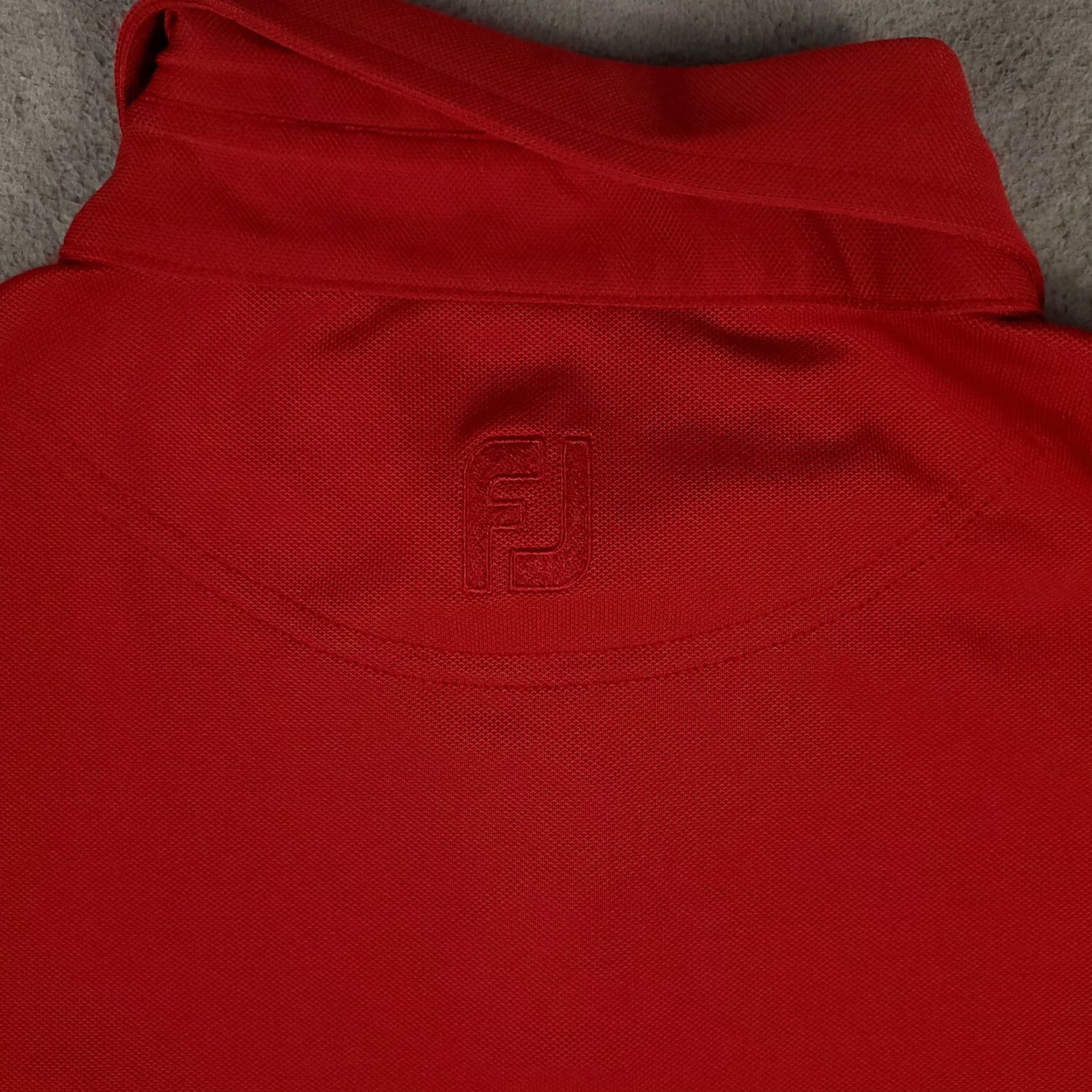 Footjoy FJ Polo Shirt Mens Size L Red Golf Casual Short Sleeve Shirt Mens Red FJ Polo Size US L / EU 52-54 / 3 - 4 Thumbnail