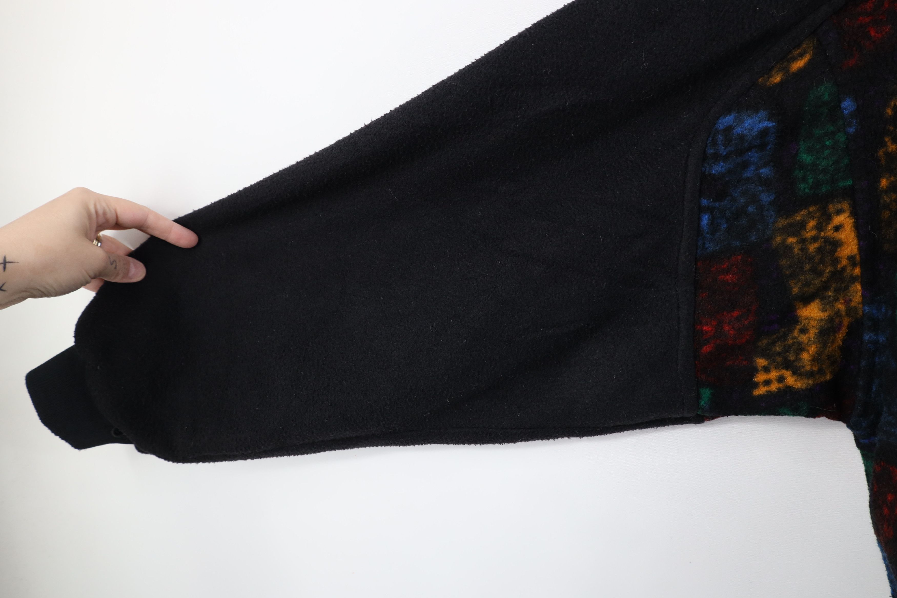 Vintage Vintage 90s Streetwear Geometric Fleece Full Zip Jacket Size US XL / EU 56 / 4 - 7 Thumbnail