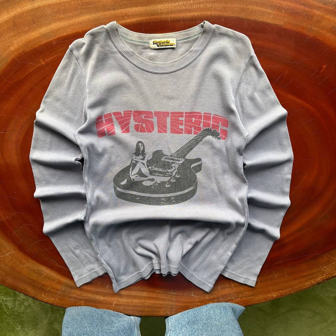 Hysteric Glamour 90s Hysteric Glamour Sexy Girl On Guitar Longsleeve Size US S / EU 44-46 / 1 - 1 Thumbnail