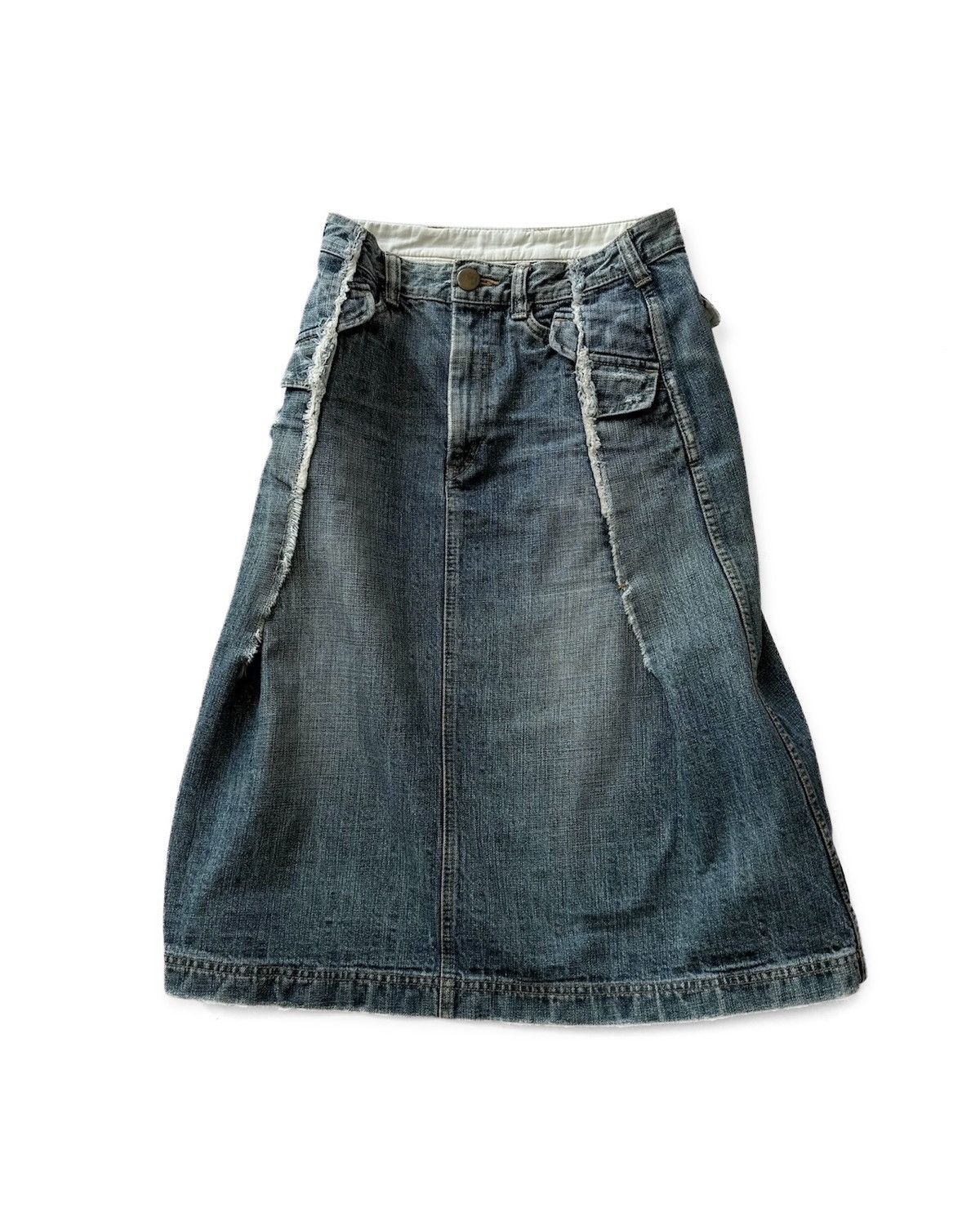 Tricot Comme des Garcons VINTAGE tricot COMME des GARÇONS Denim Skirt Size 28" / US 6 / IT 42 - 1 Thumbnail