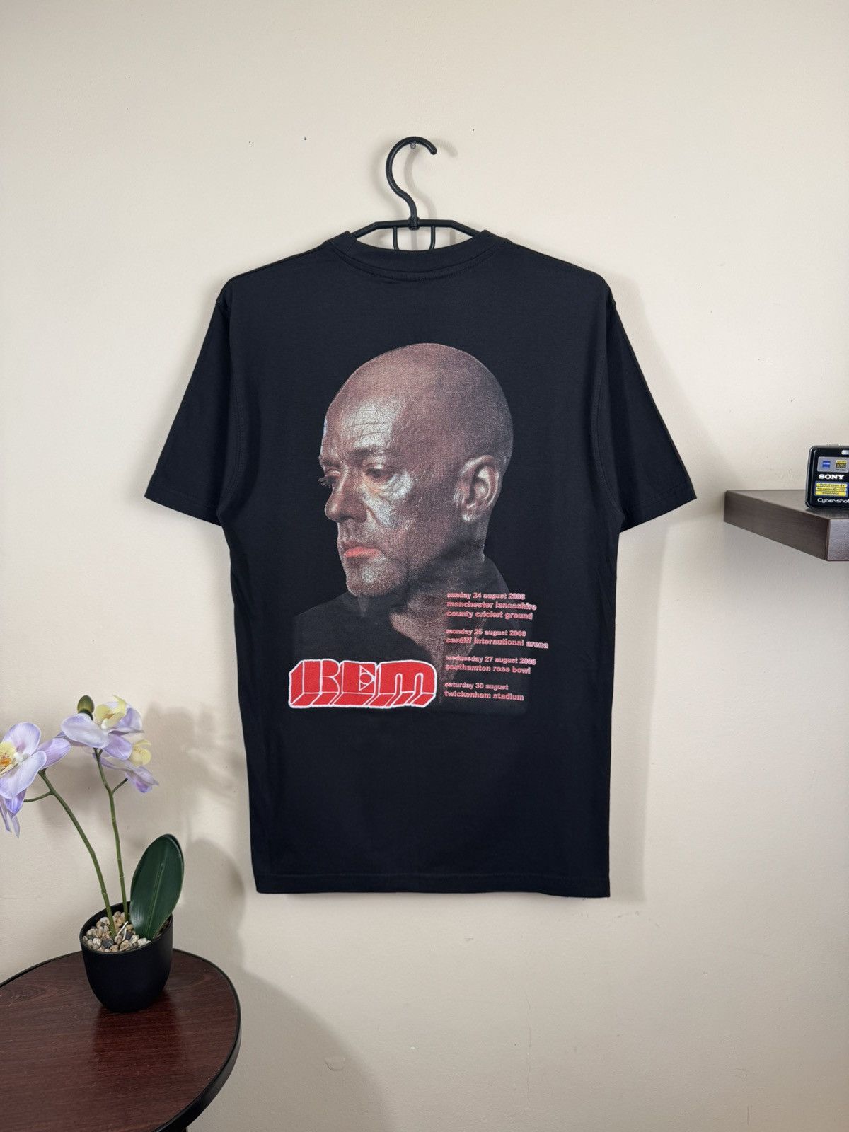 Vintage Vintage REM Band 2008 Accelerate T shirt Black Sz S Size US S / EU 44-46 / 1 - 1 Thumbnail